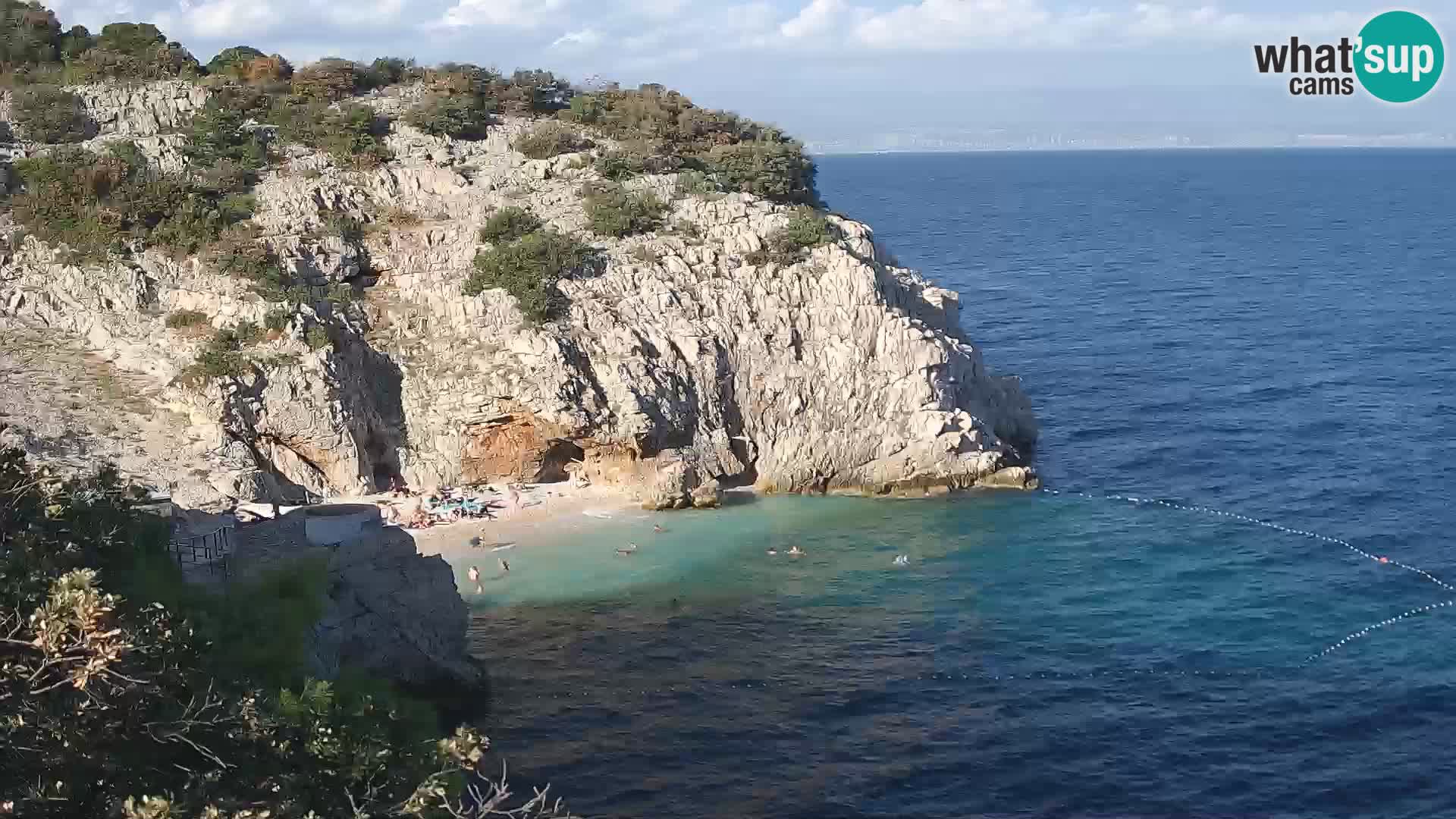 Webcam Brseč Strand – Mošćenička Draga – Kroatien