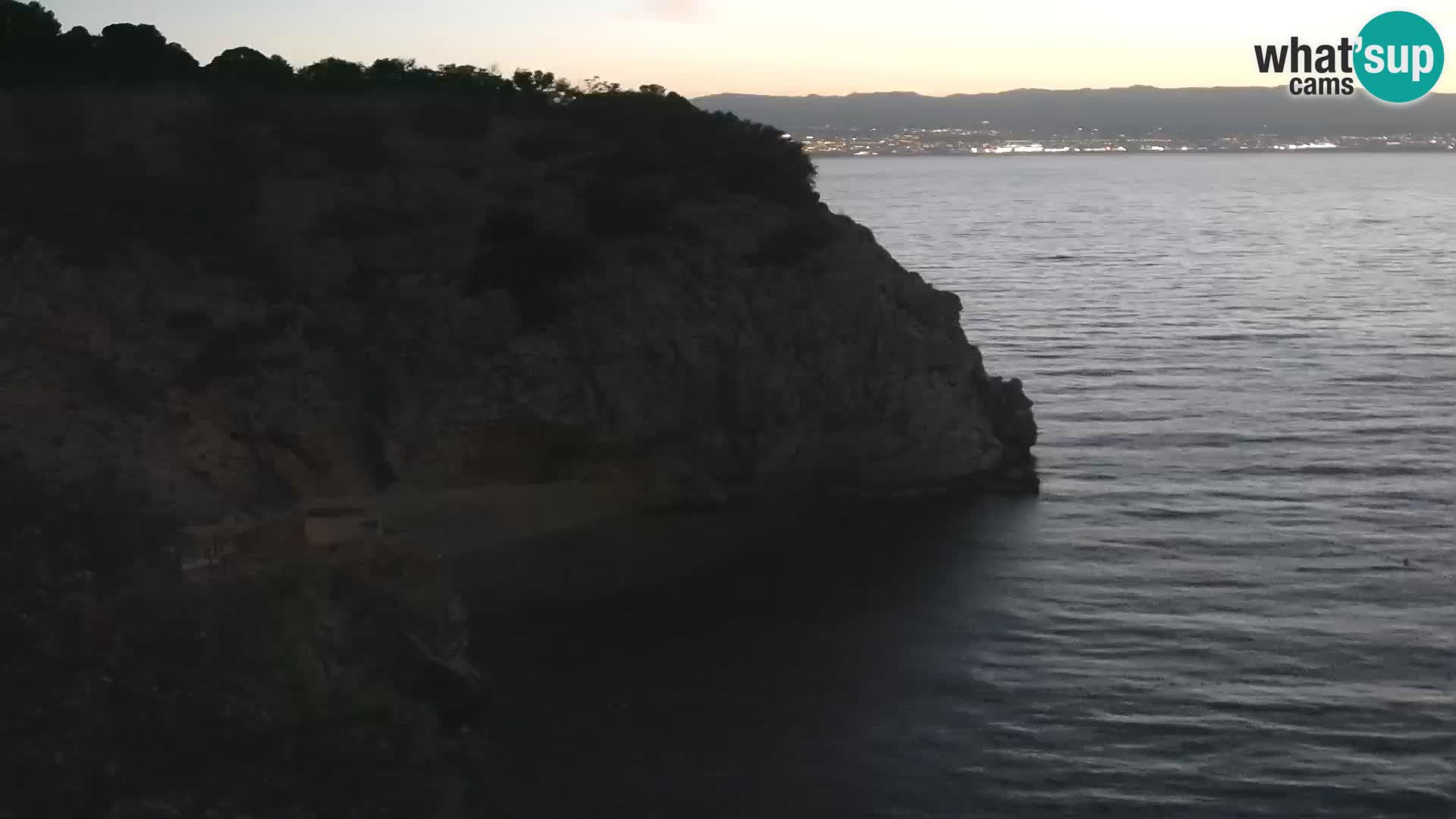 Spletna kamera Brseč plaža – Mošćenička Draga – Hrvaška