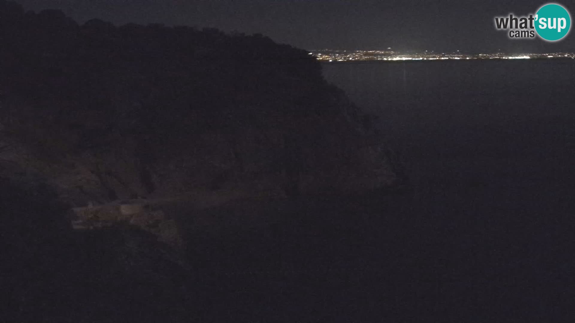 Webcam plage Brseč à Mošćenička Draga, Croatie