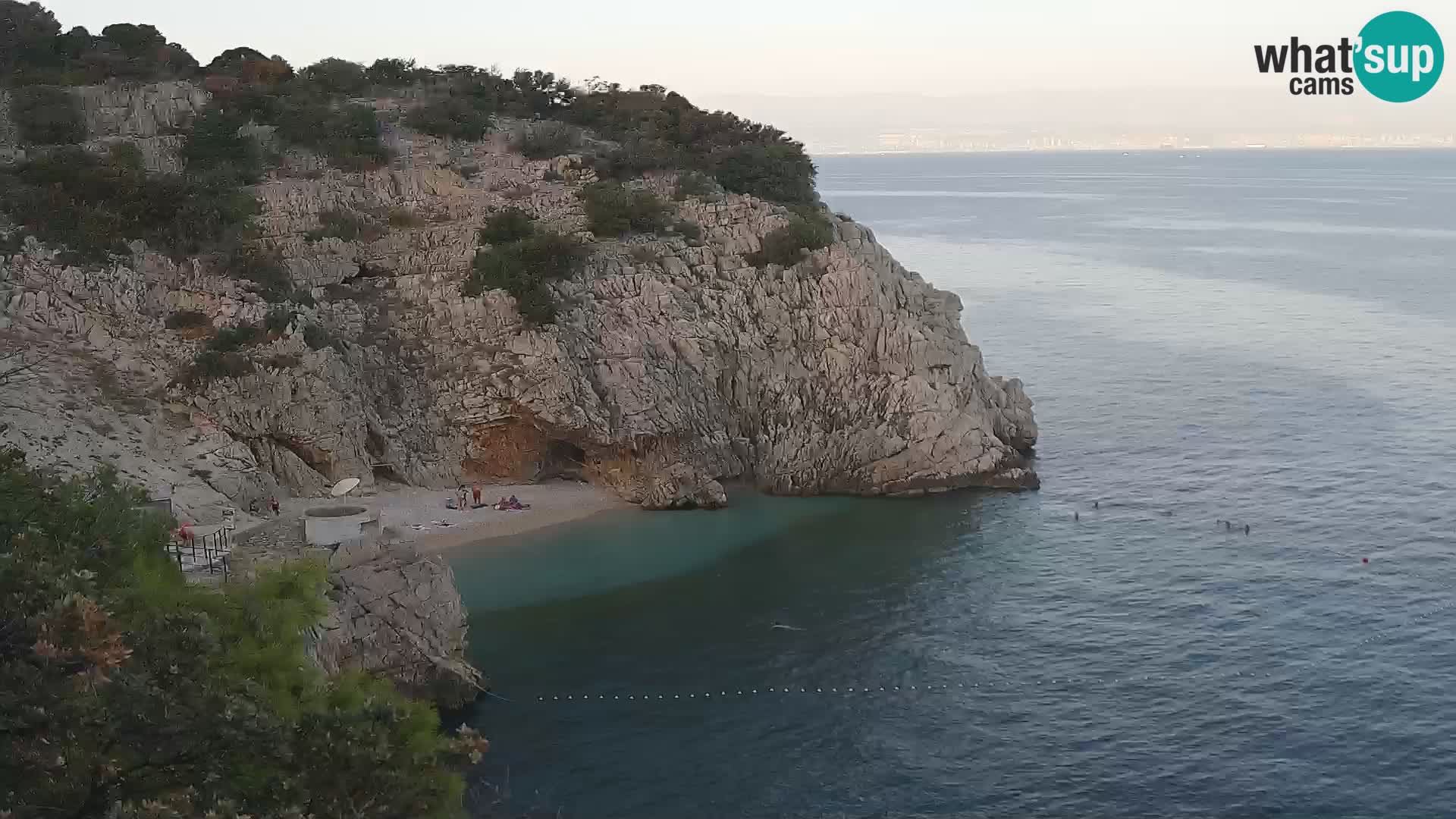 Webcam Brseč Strand – Mošćenička Draga – Kroatien