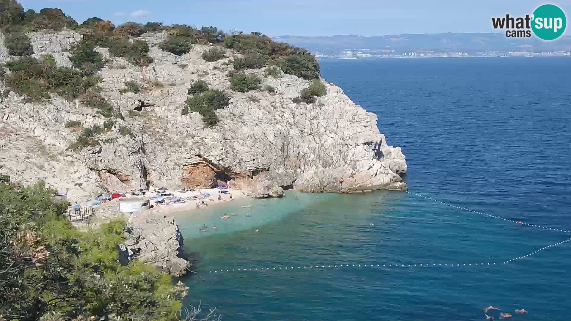 Webcam Bersezio spiaggia – Draga di Moschiena – Croazia