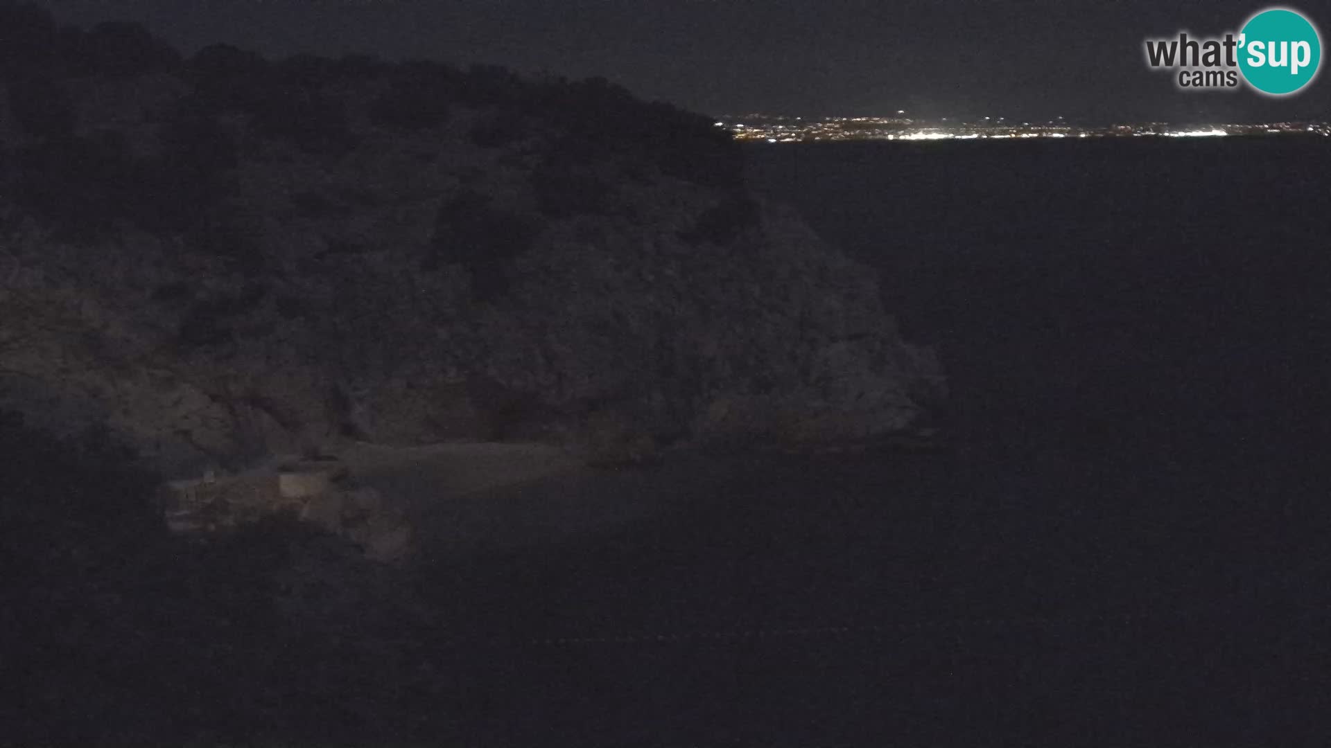 Webcam plage Brseč à Mošćenička Draga, Croatie