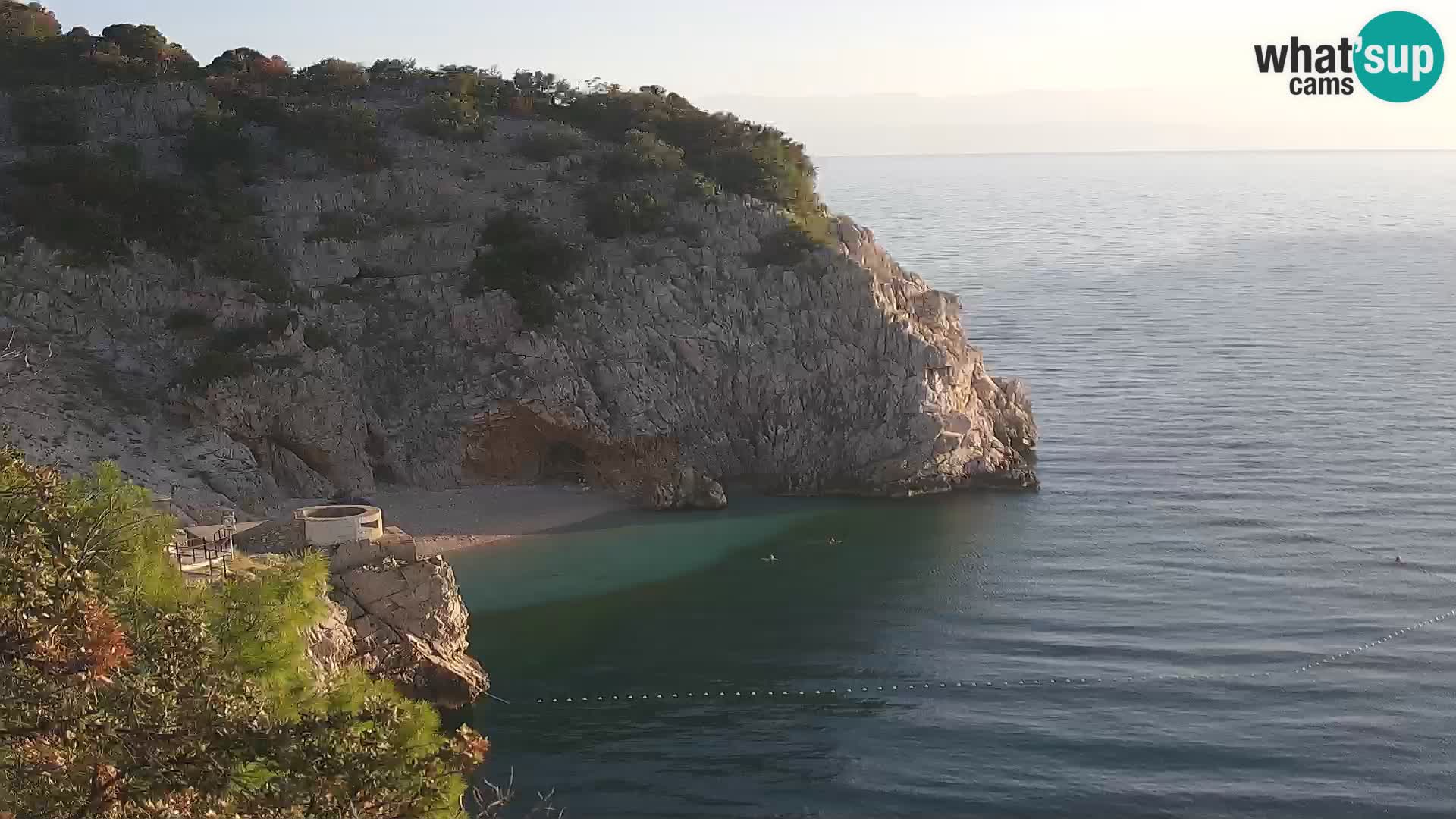 Webcam Brseč Strand – Mošćenička Draga – Kroatien