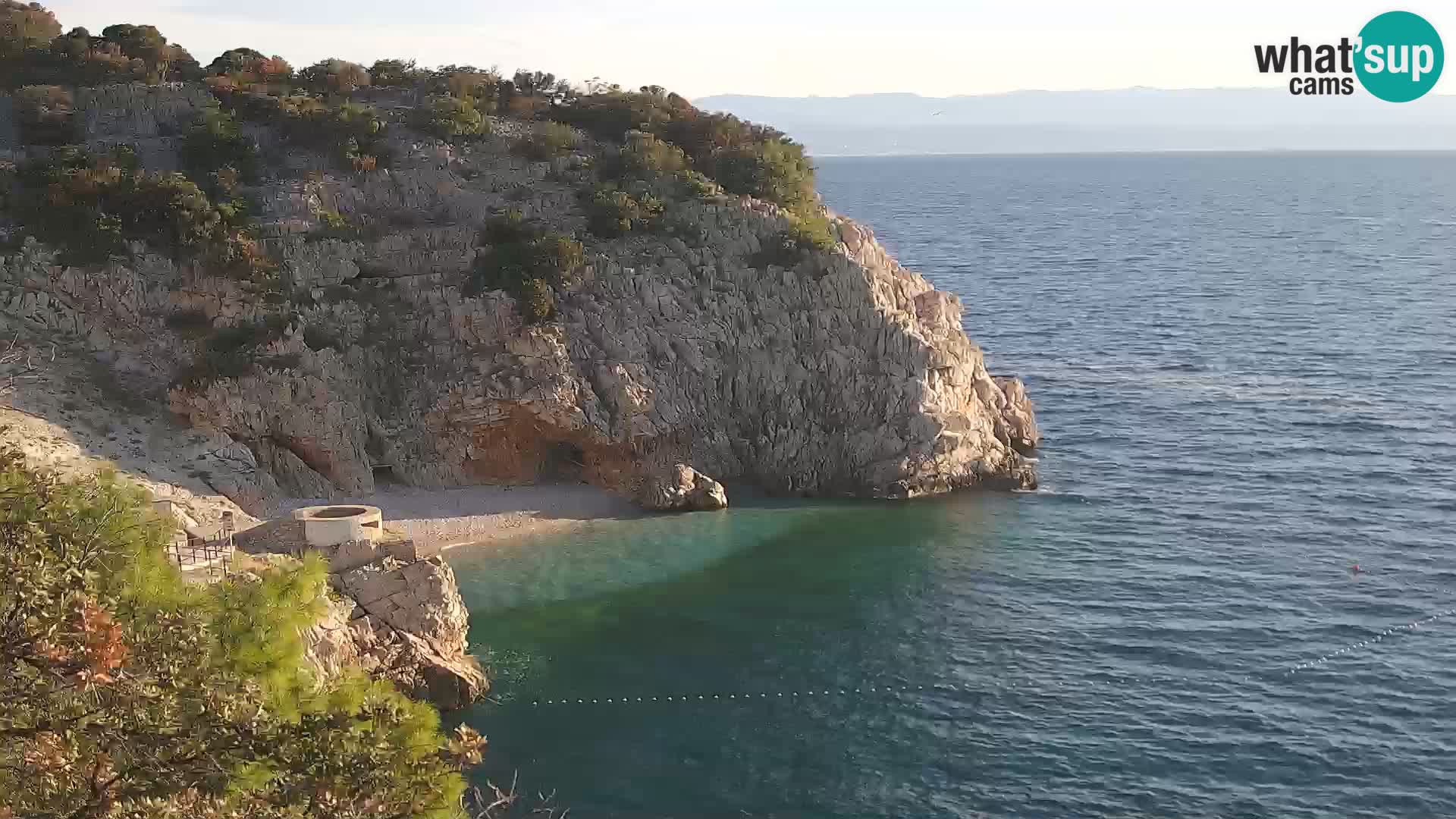 Webcam Bersezio spiaggia – Draga di Moschiena – Croazia