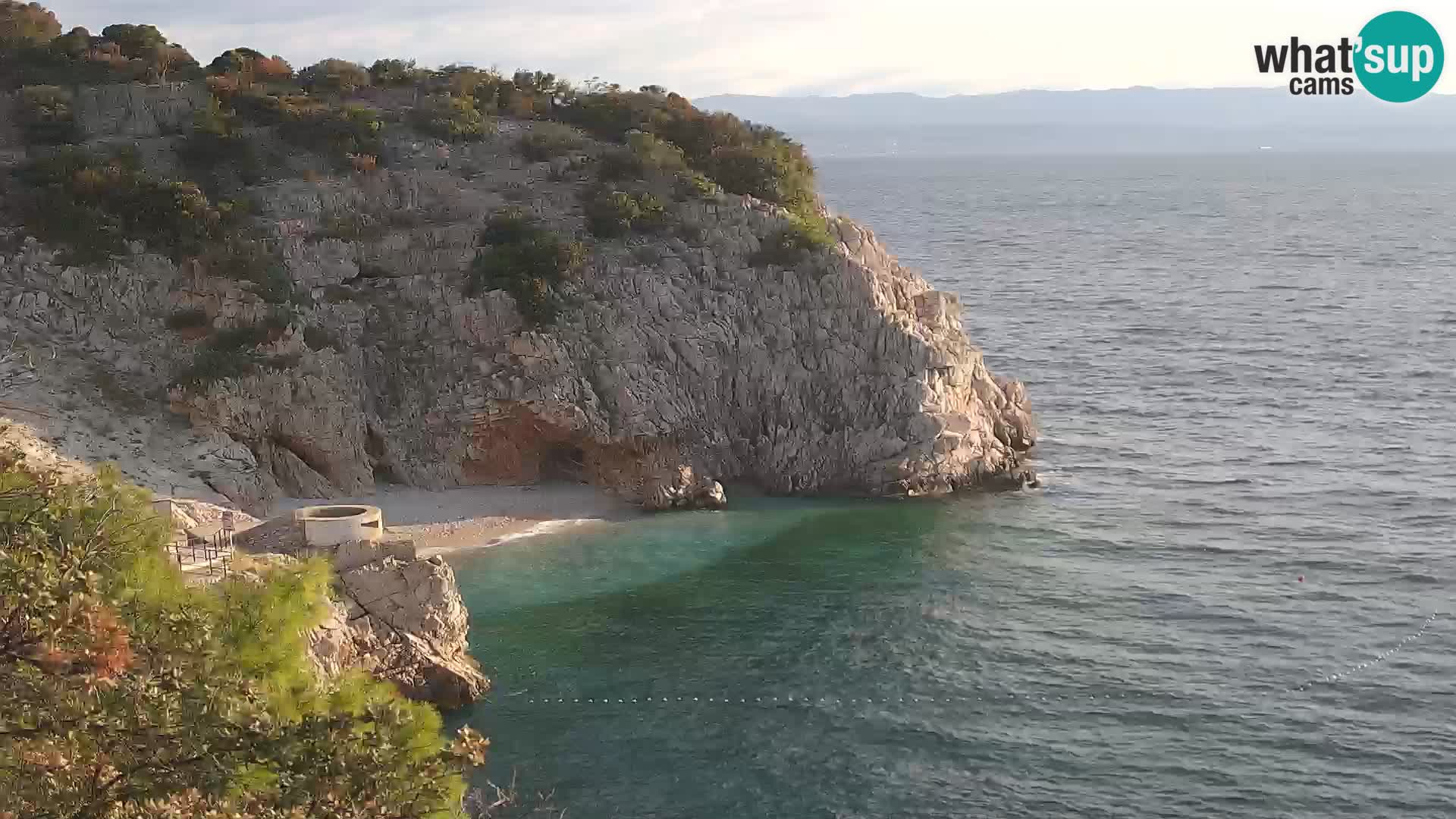 Webcam Bersezio spiaggia – Draga di Moschiena – Croazia