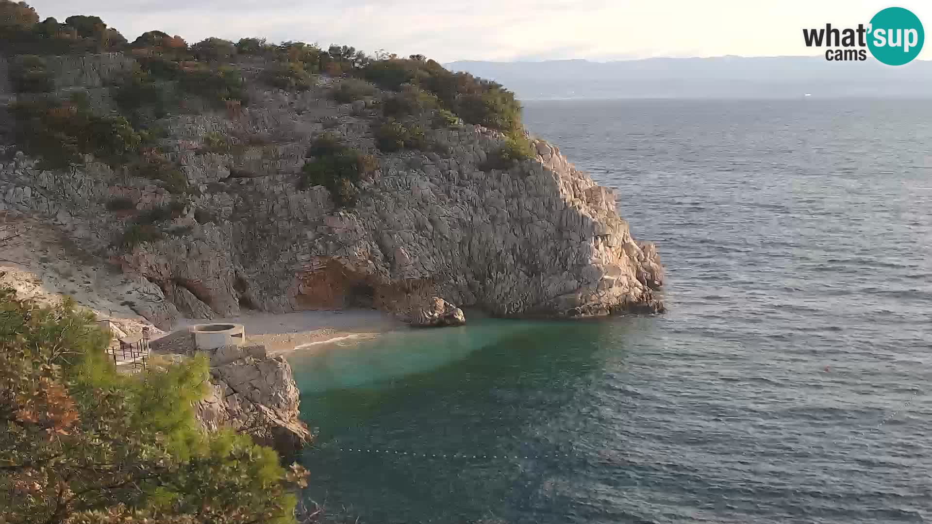 Webcam Bersezio spiaggia – Draga di Moschiena – Croazia