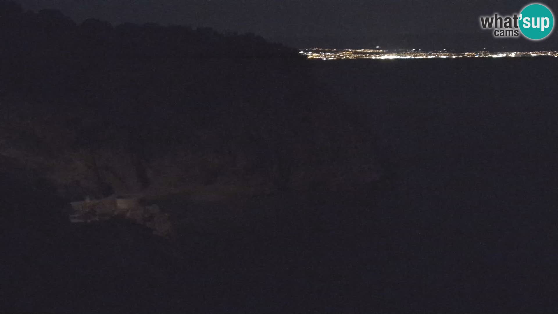 Webcam plage Brseč à Mošćenička Draga, Croatie