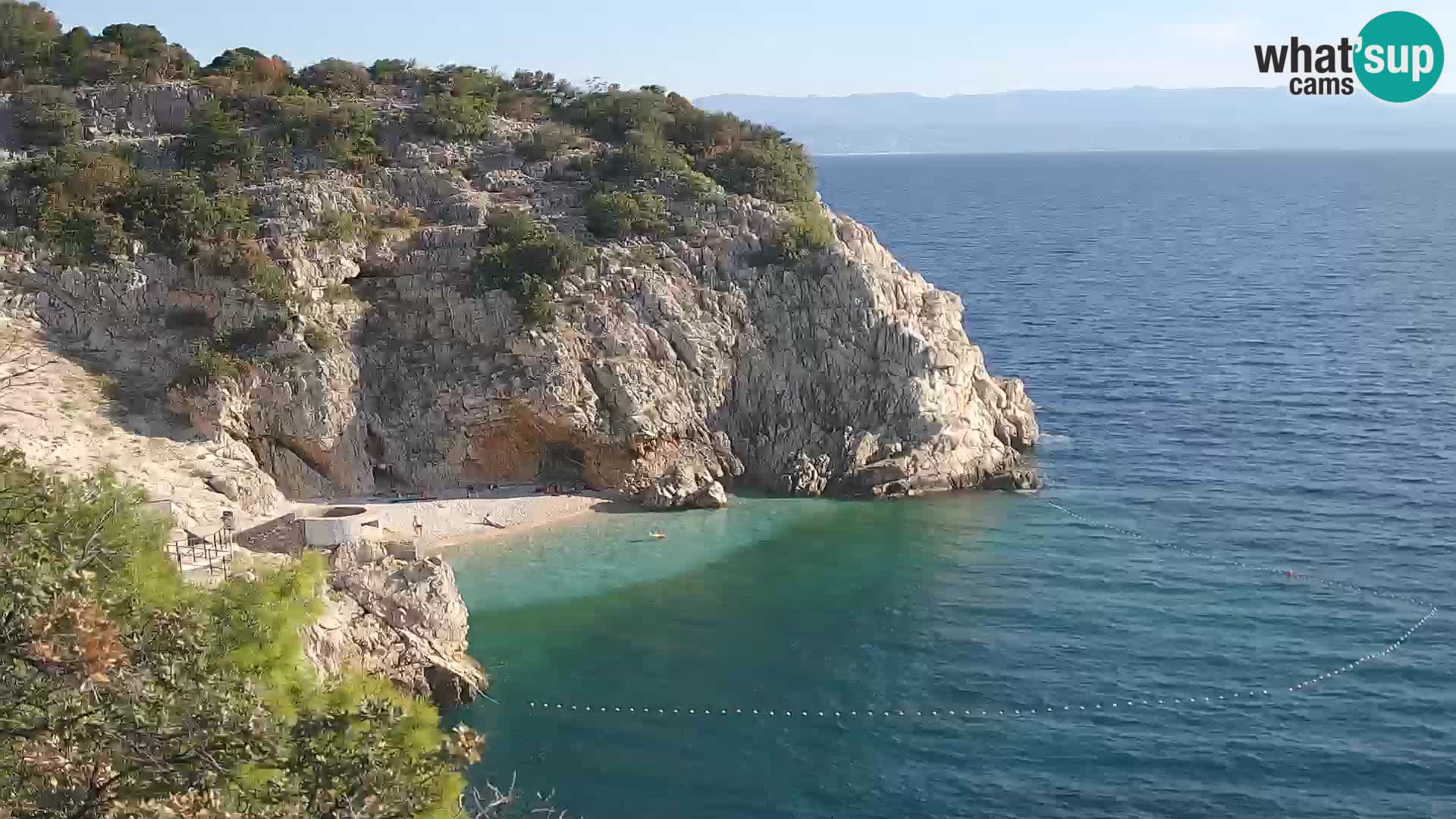 Webcam Bersezio spiaggia – Draga di Moschiena – Croazia