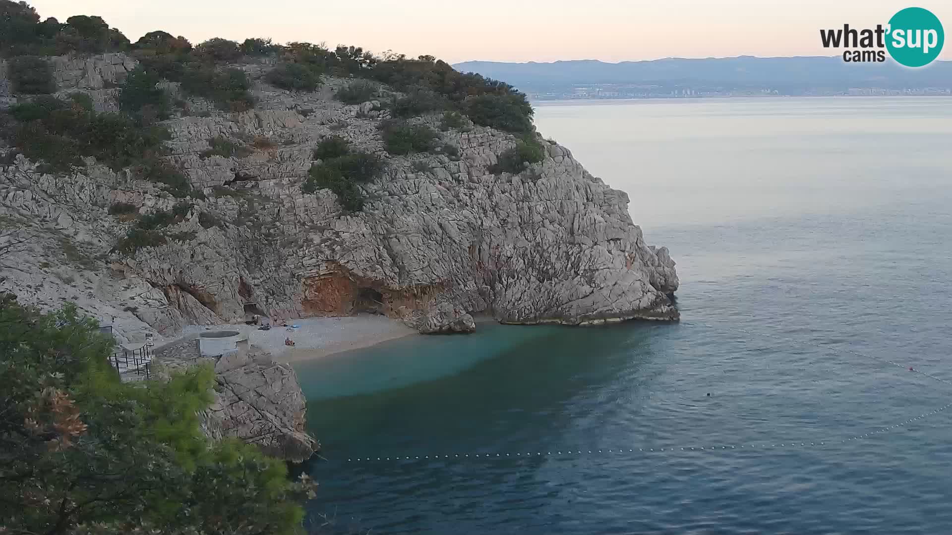 Webcam Brseč beach – Mošćenička Draga – Croatia