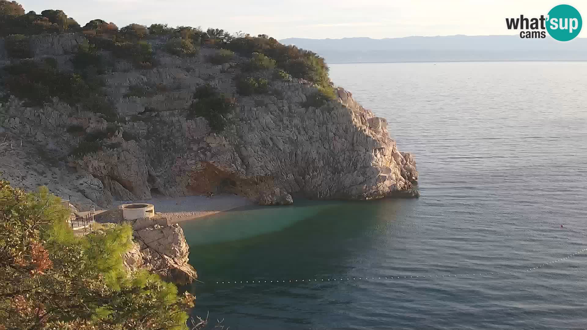 Web kamera plaže Brseč – Mošćenička Draga – Hrvatska