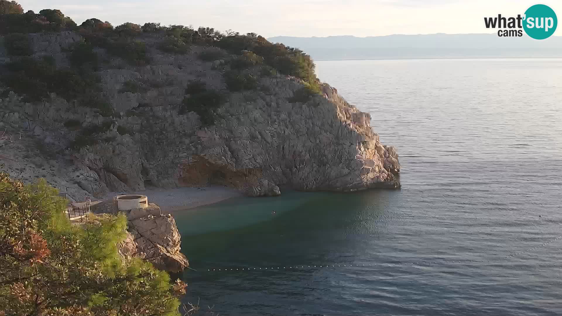 Web kamera plaže Brseč – Mošćenička Draga – Hrvatska