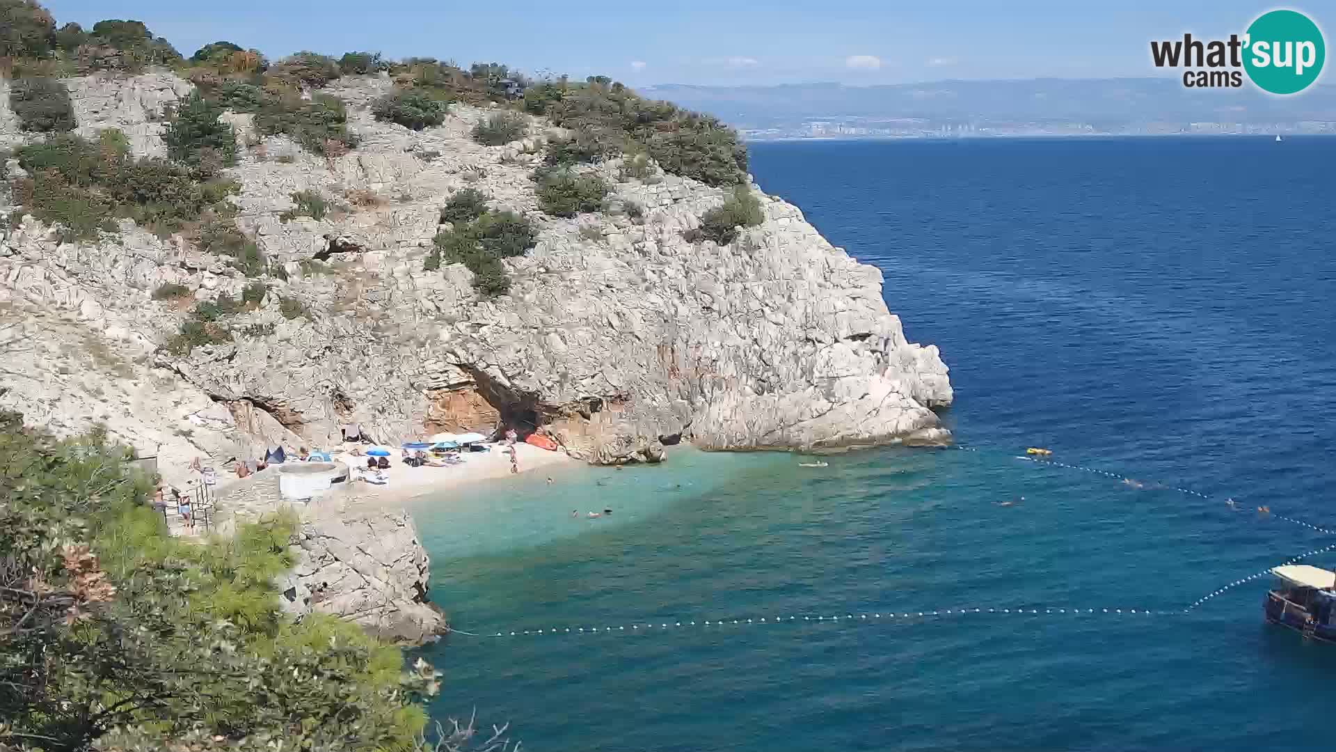 Webcam Brseč beach – Mošćenička Draga – Croatia