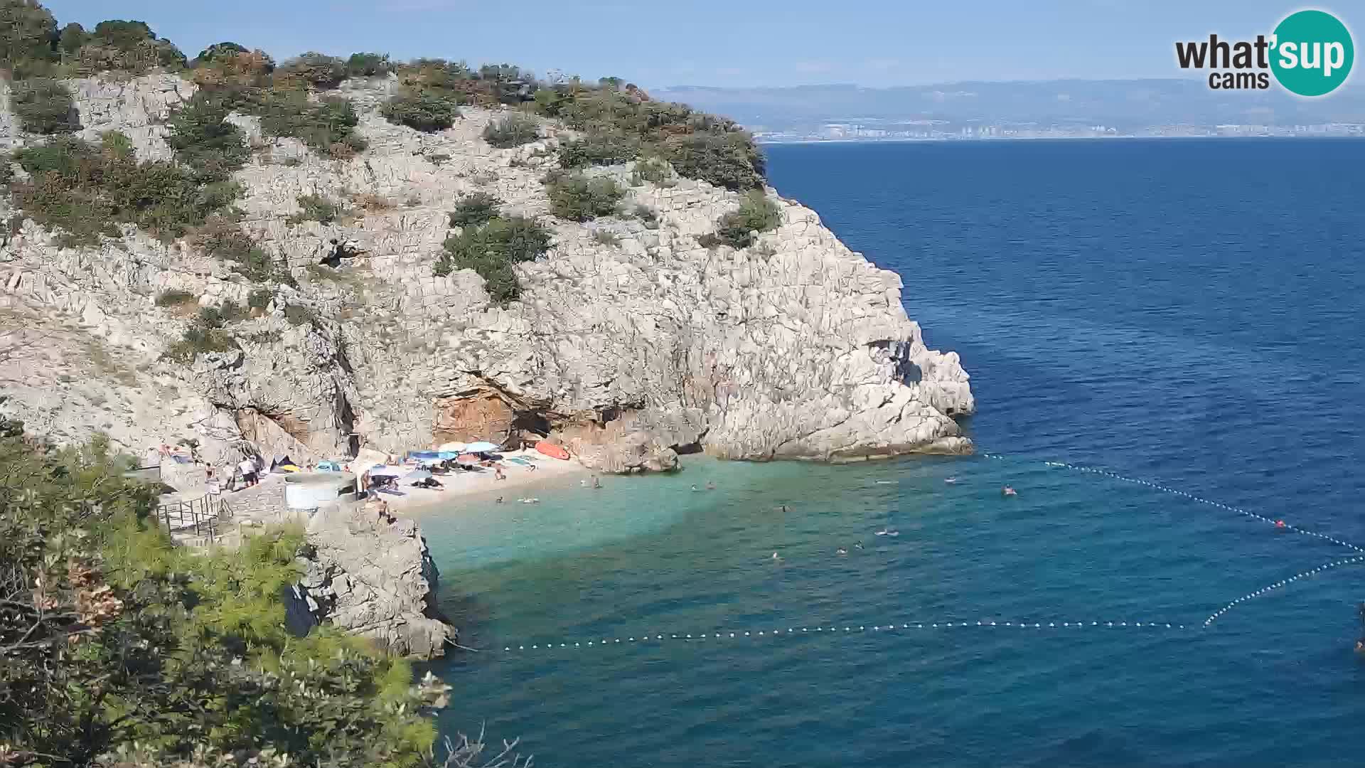 Webcam Brseč Strand – Mošćenička Draga – Kroatien