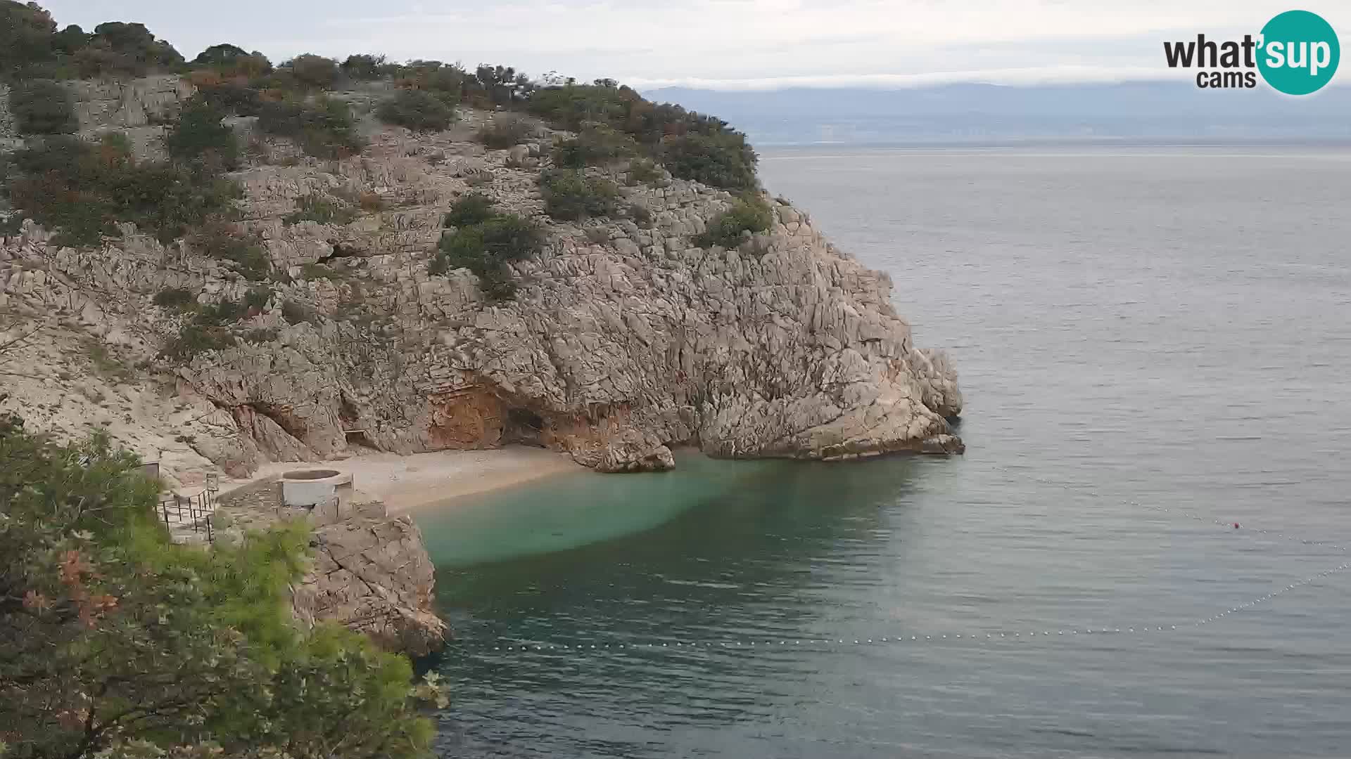 Webcam Bersezio spiaggia – Draga di Moschiena – Croazia