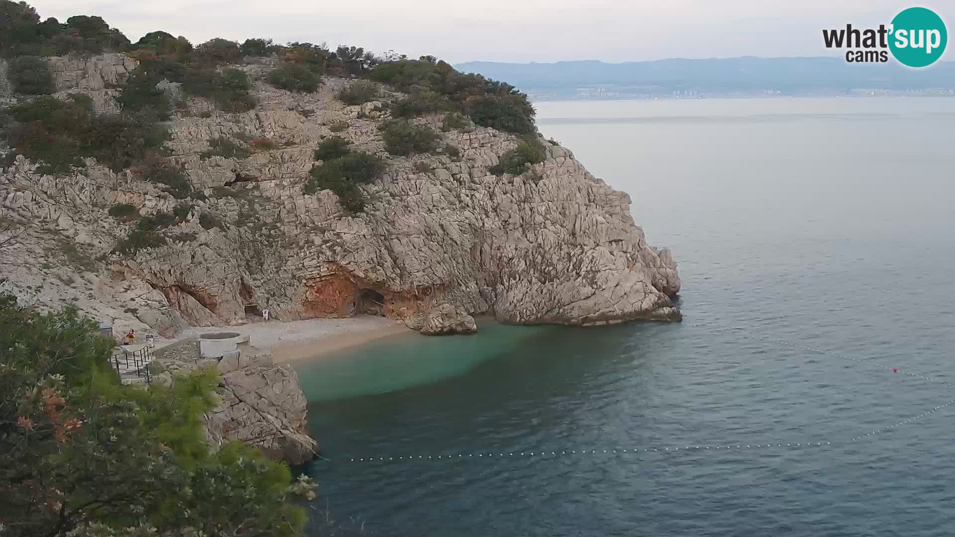 Webcam Brseč beach – Mošćenička Draga – Croatia