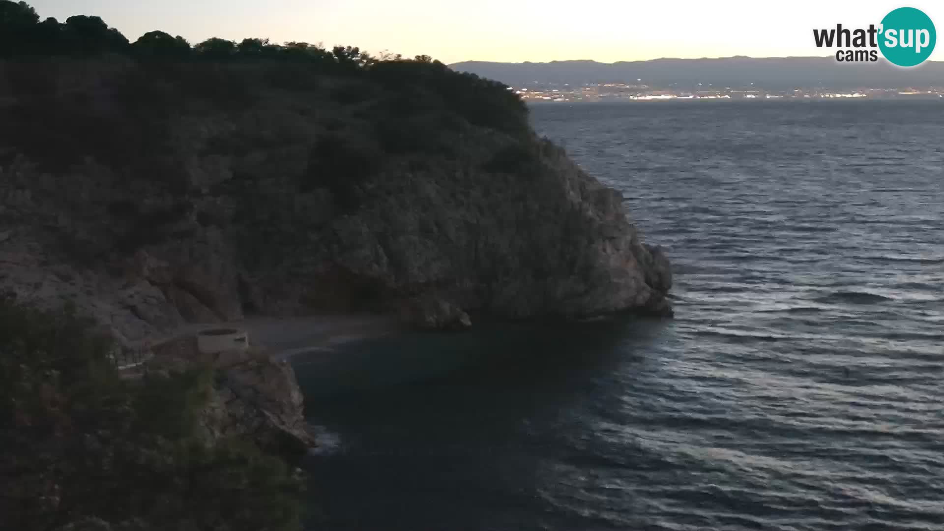 Web kamera plaže Brseč – Mošćenička Draga – Hrvatska
