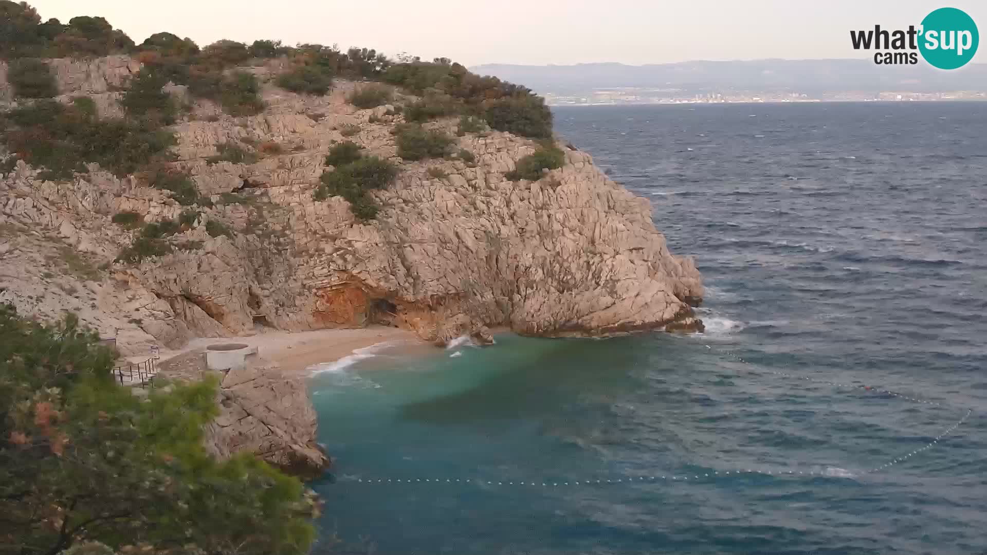 Webcam Brseč Strand – Mošćenička Draga – Kroatien