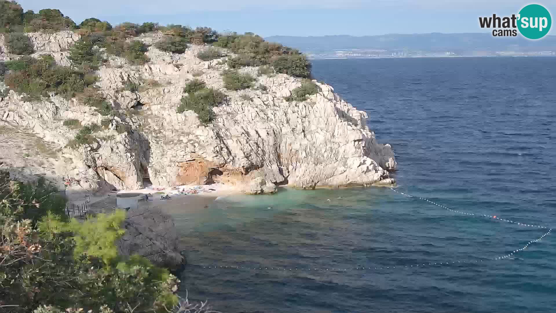Web kamera plaže Brseč – Mošćenička Draga – Hrvatska