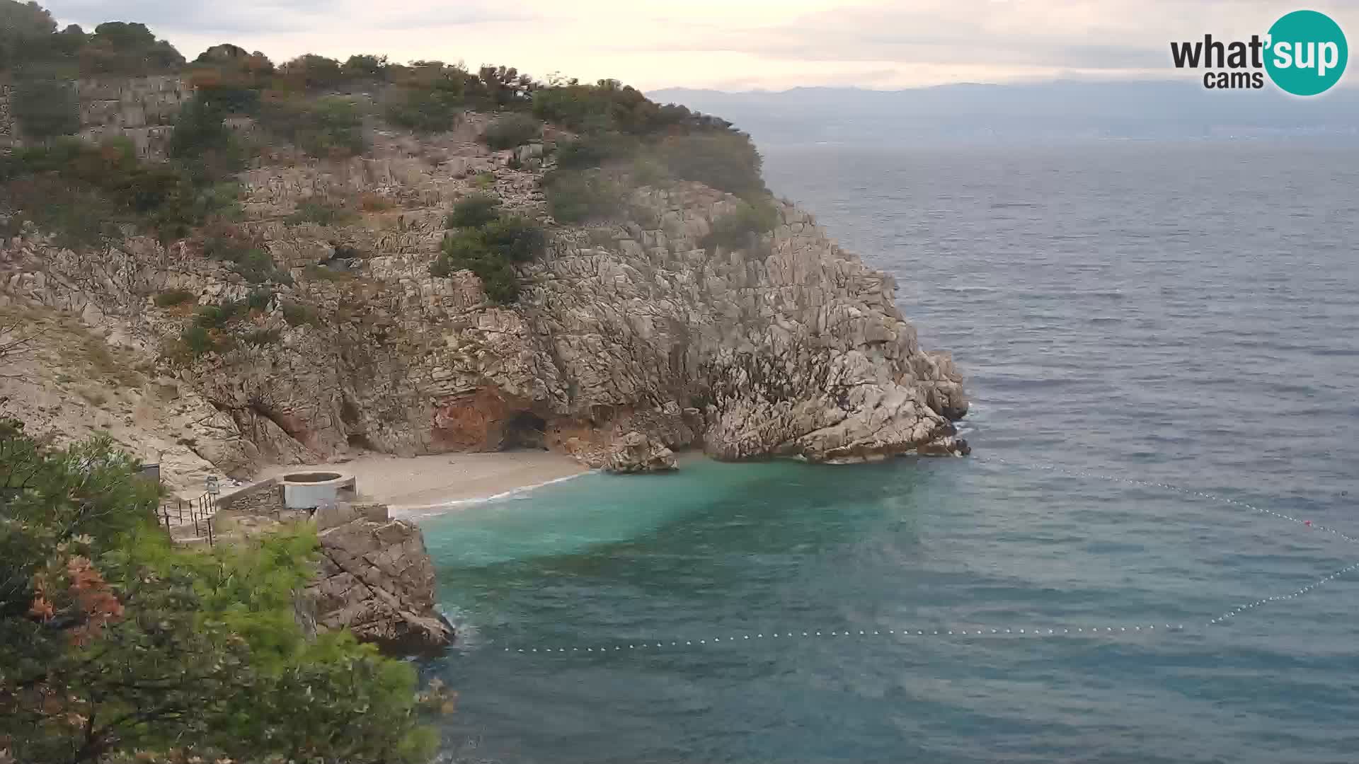 Webcam Brseč beach – Mošćenička Draga – Croatia