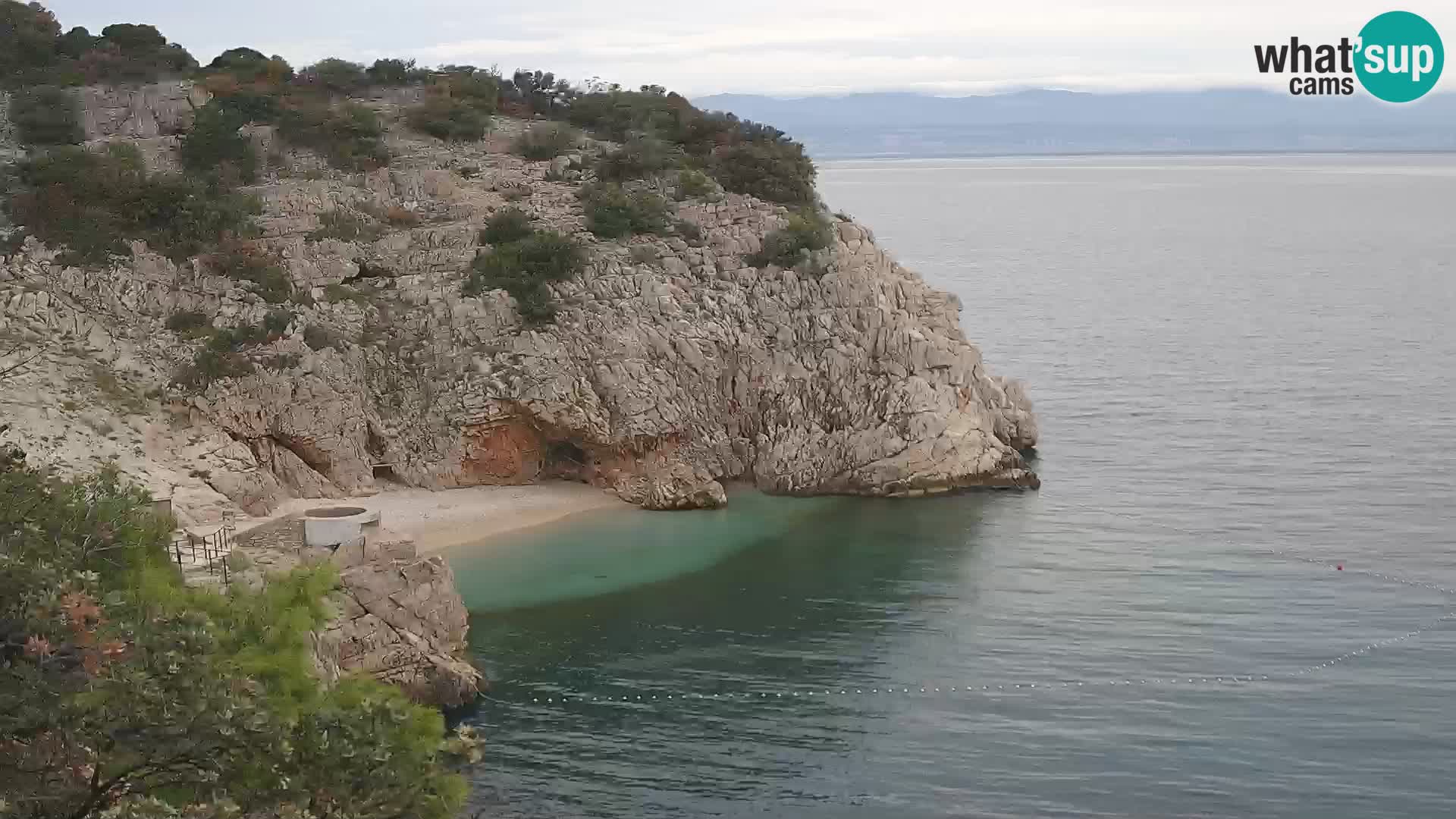 Webcam Bersezio spiaggia – Draga di Moschiena – Croazia