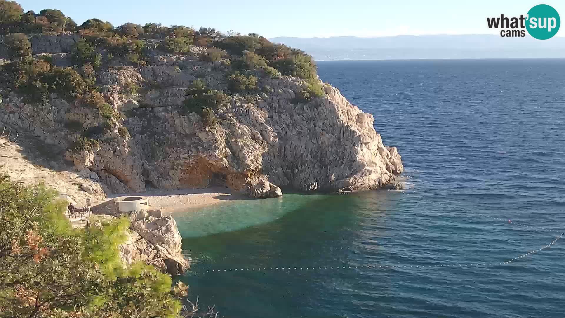 Webcam Brseč Strand – Mošćenička Draga – Kroatien