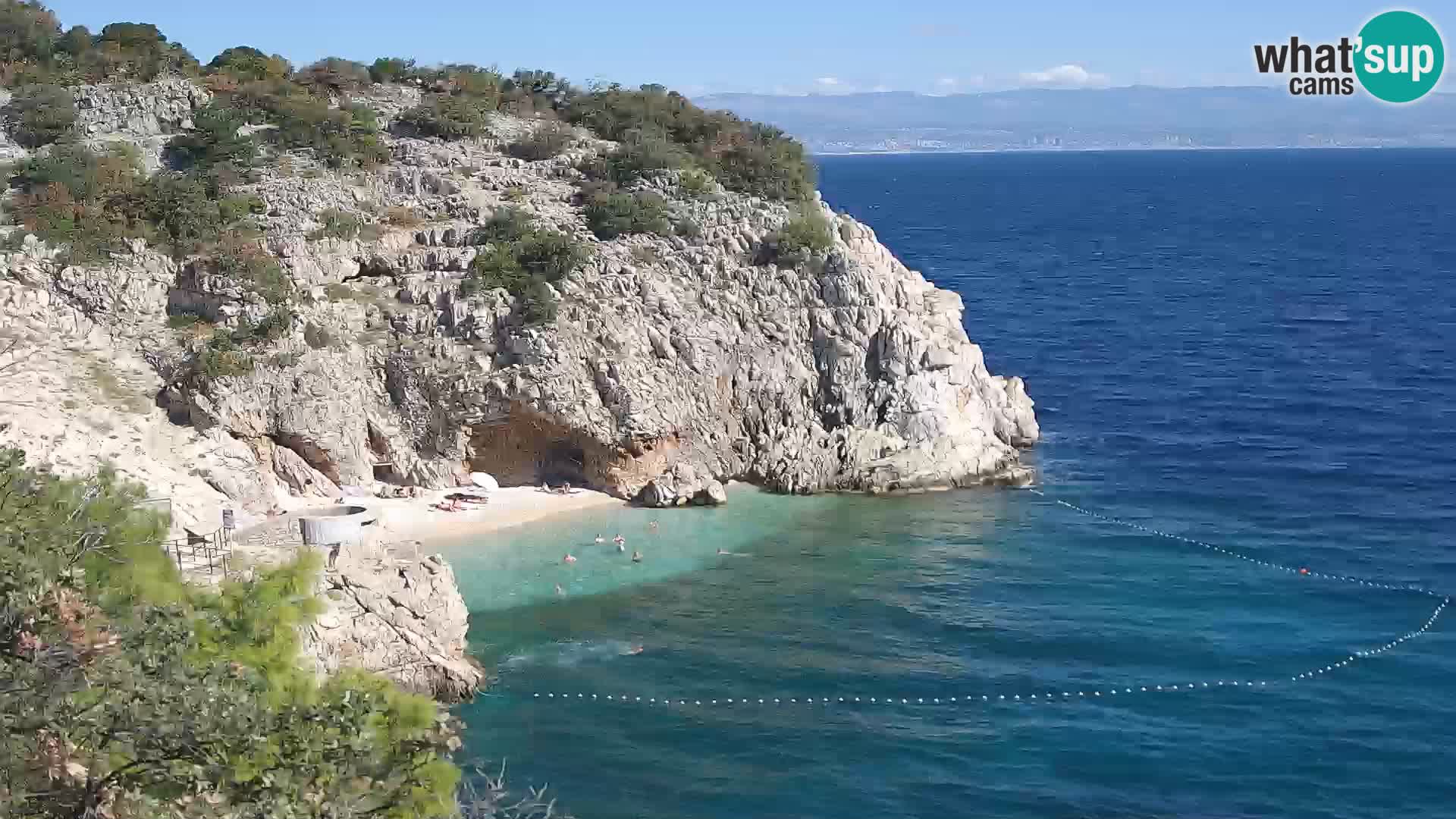 Webcam Brseč Strand – Mošćenička Draga – Kroatien