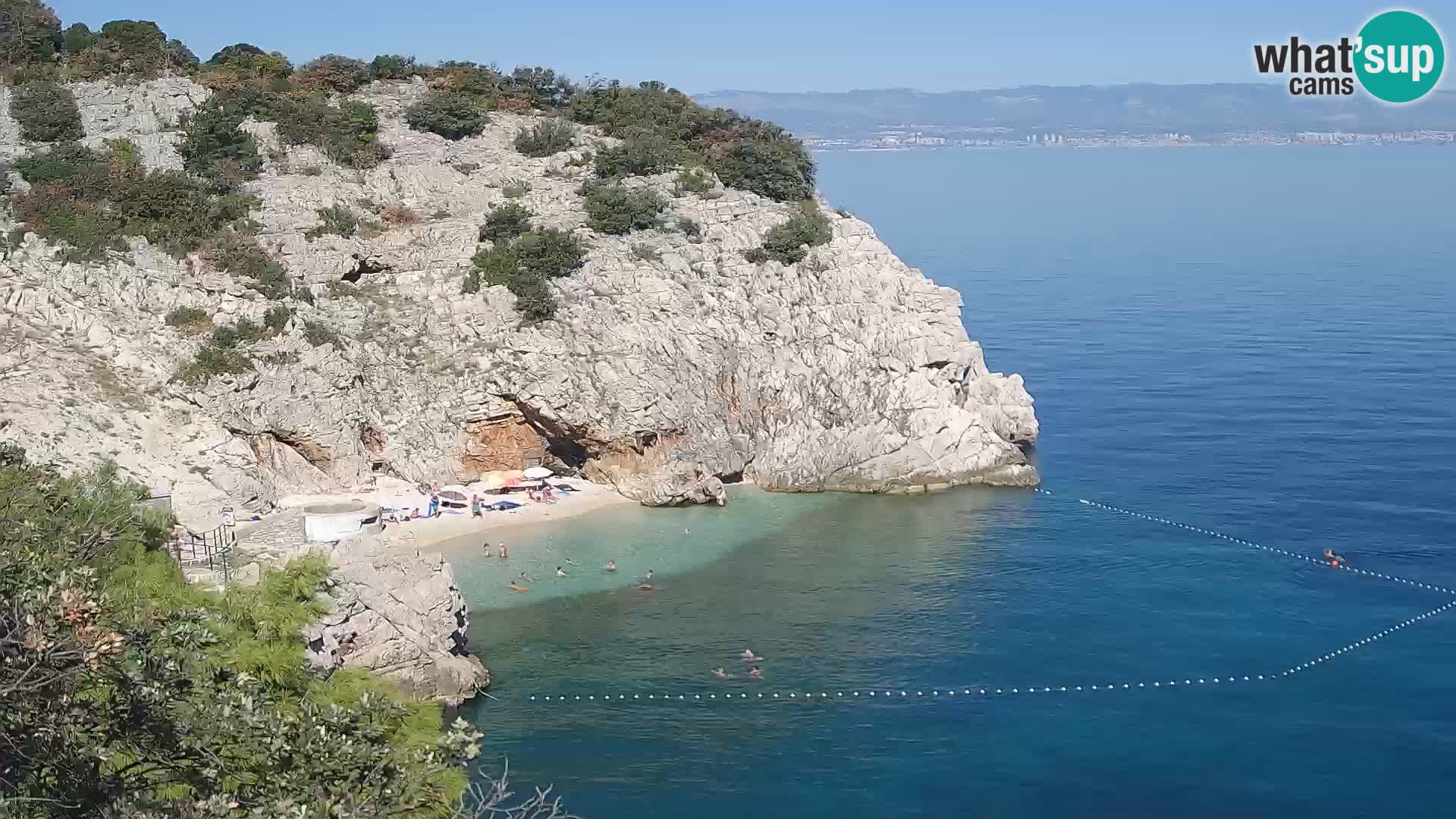 Webcam Brseč Strand – Mošćenička Draga – Kroatien