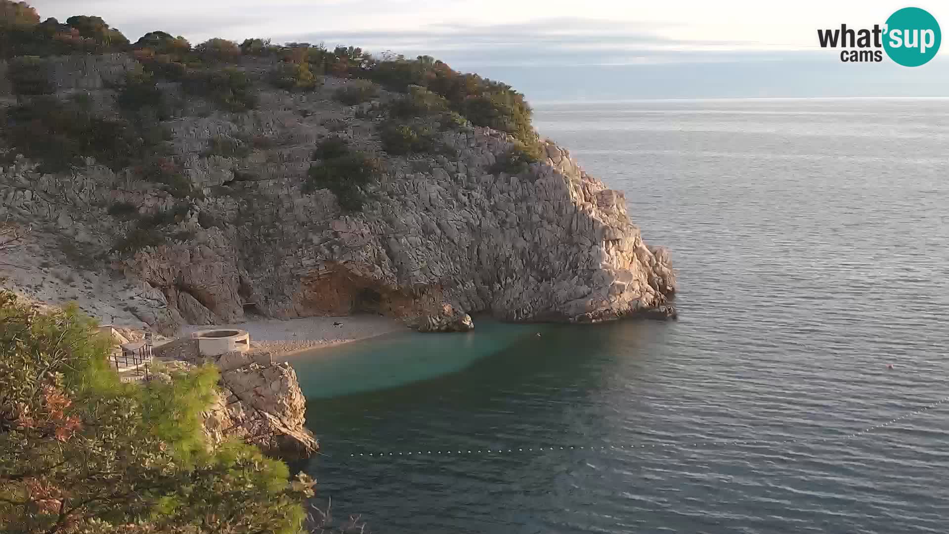 Webcam Brseč Strand – Mošćenička Draga – Kroatien