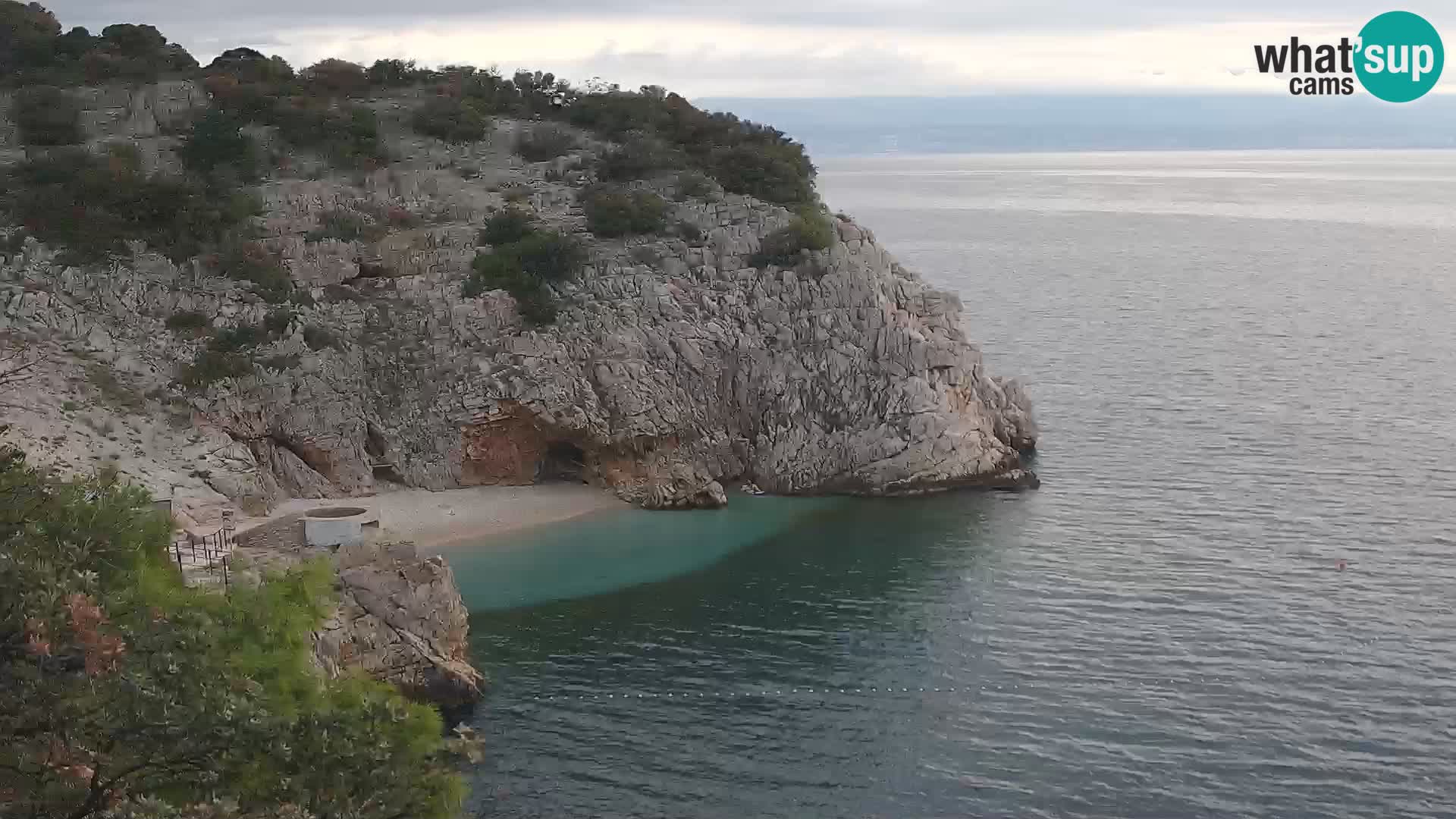 Webcam Bersezio spiaggia – Draga di Moschiena – Croazia