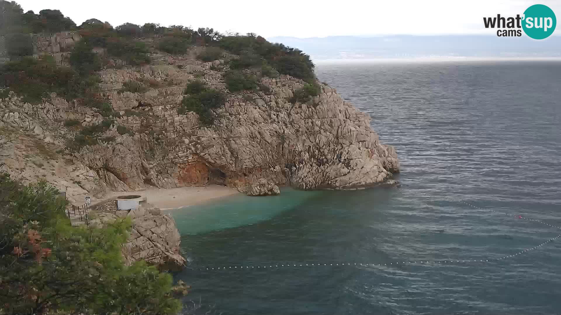 Webcam Brseč beach – Mošćenička Draga – Croatia