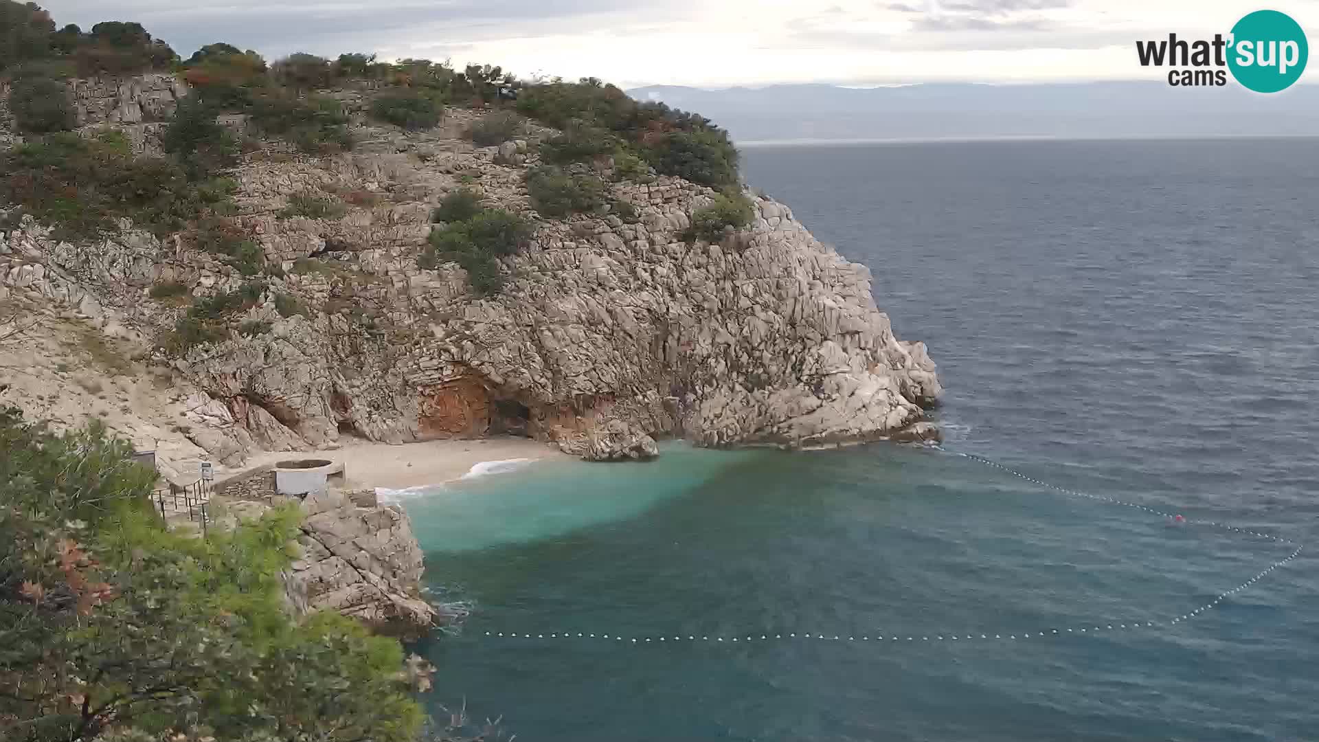 Web kamera plaže Brseč – Mošćenička Draga – Hrvatska