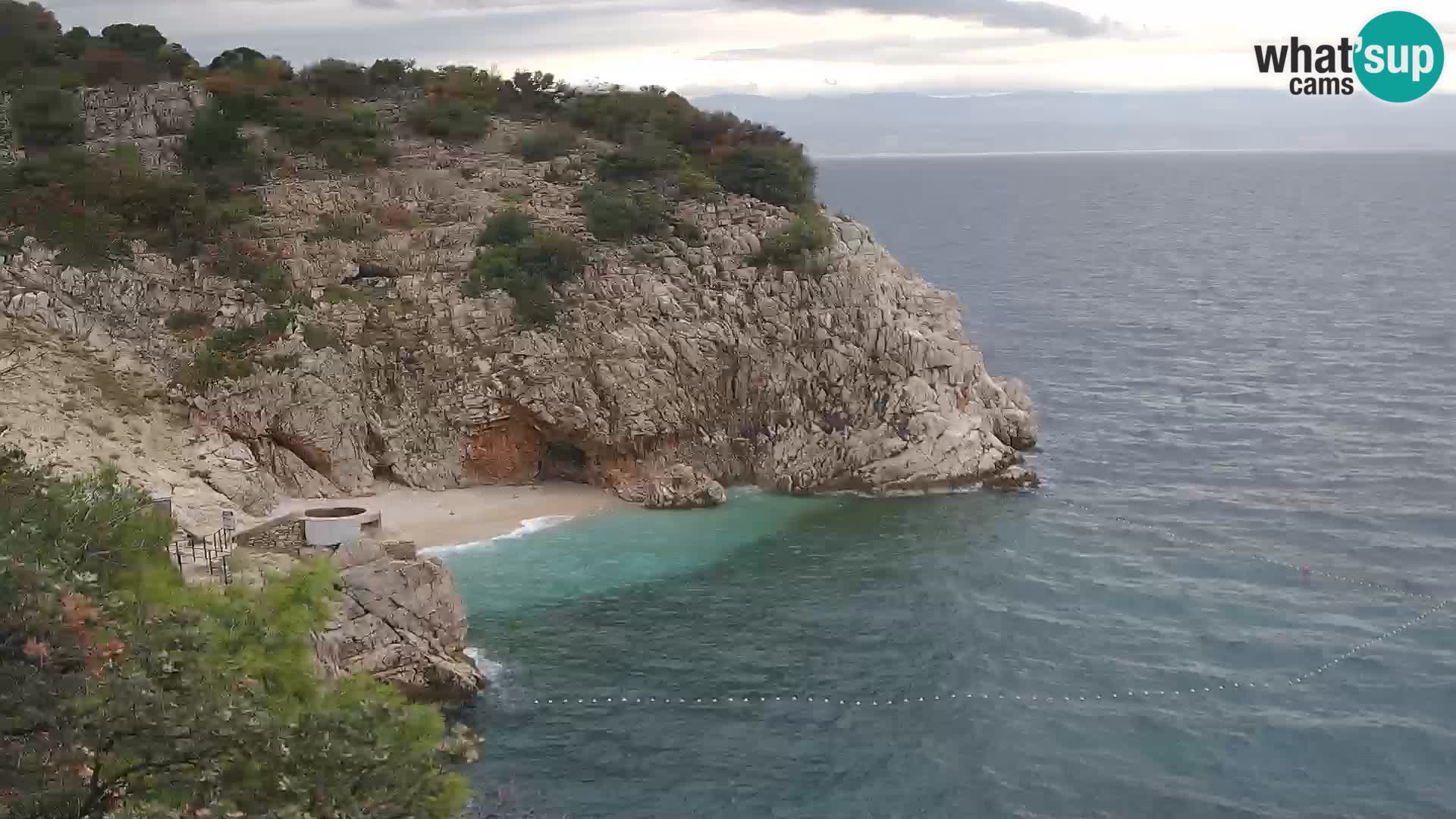 Webcam Brseč beach – Mošćenička Draga – Croatia