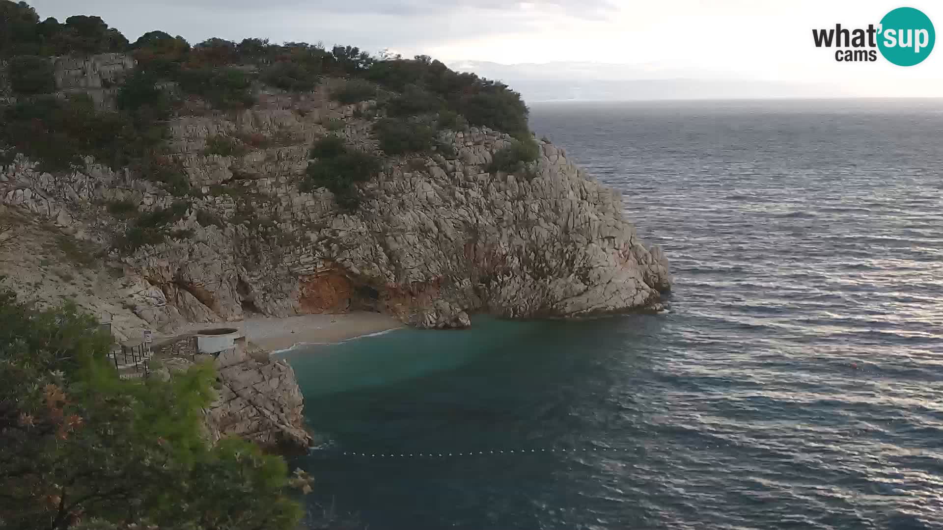 Webcam Brseč Strand – Mošćenička Draga – Kroatien