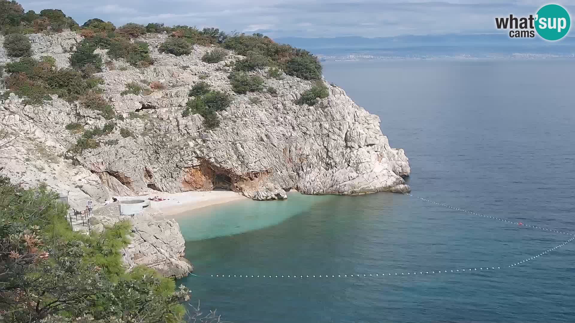 Webcam Brseč Strand – Mošćenička Draga – Kroatien