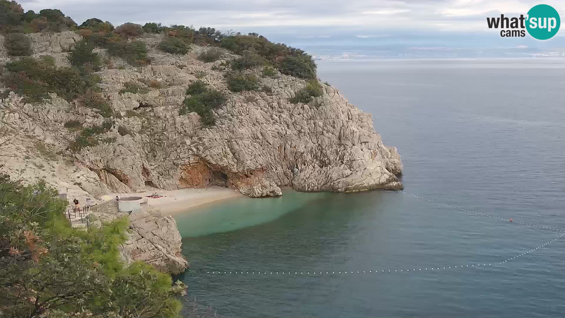 Webcam Bersezio spiaggia – Draga di Moschiena – Croazia