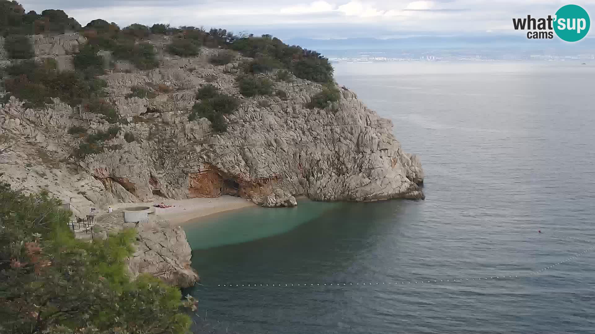 Webcam Brseč Strand – Mošćenička Draga – Kroatien
