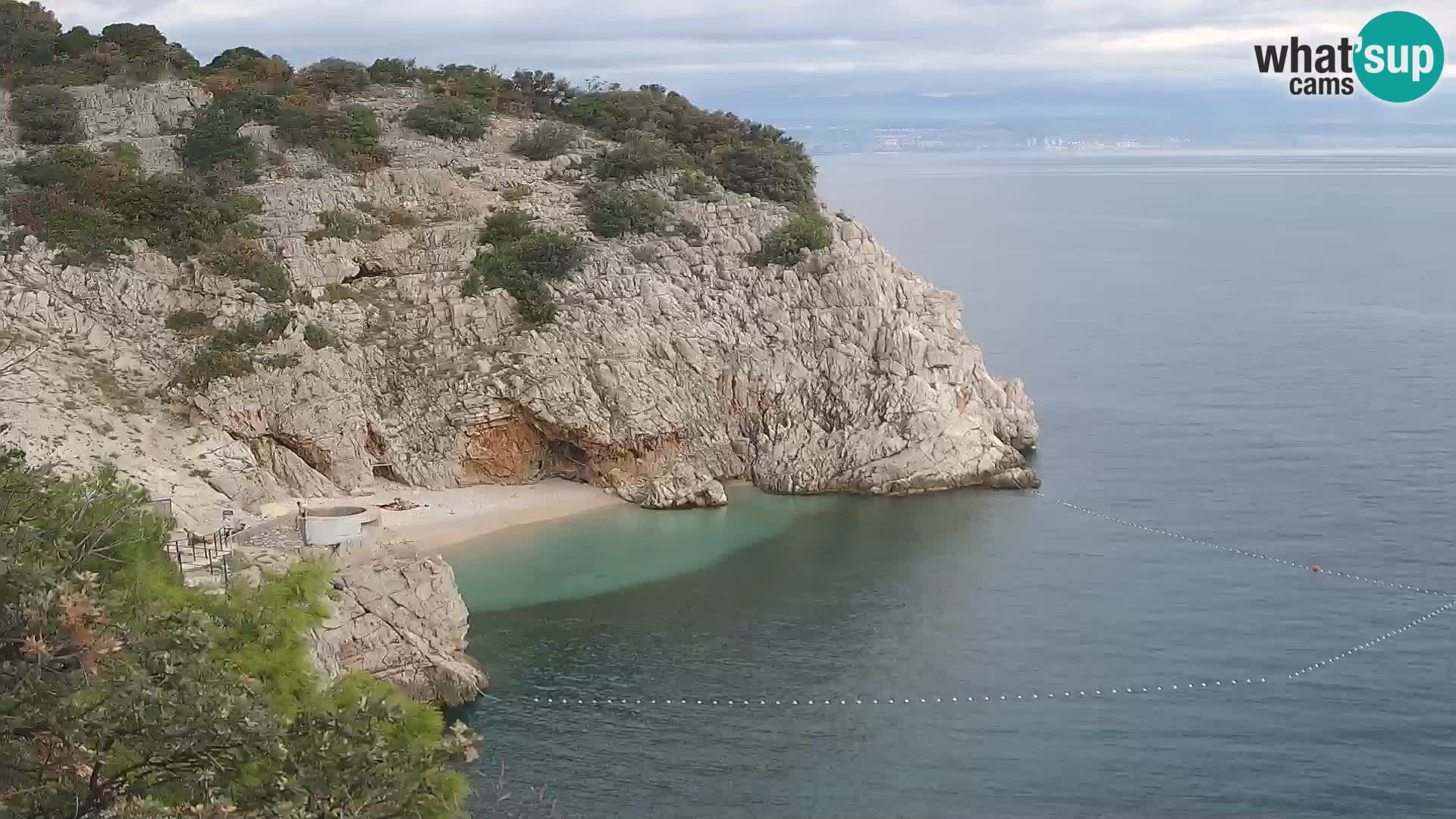 Webcam Bersezio spiaggia – Draga di Moschiena – Croazia