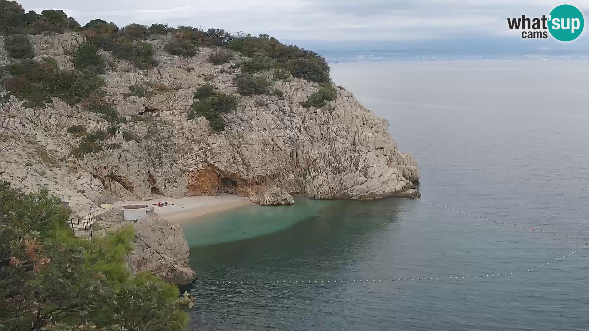 Webcam Brseč beach – Mošćenička Draga – Croatia