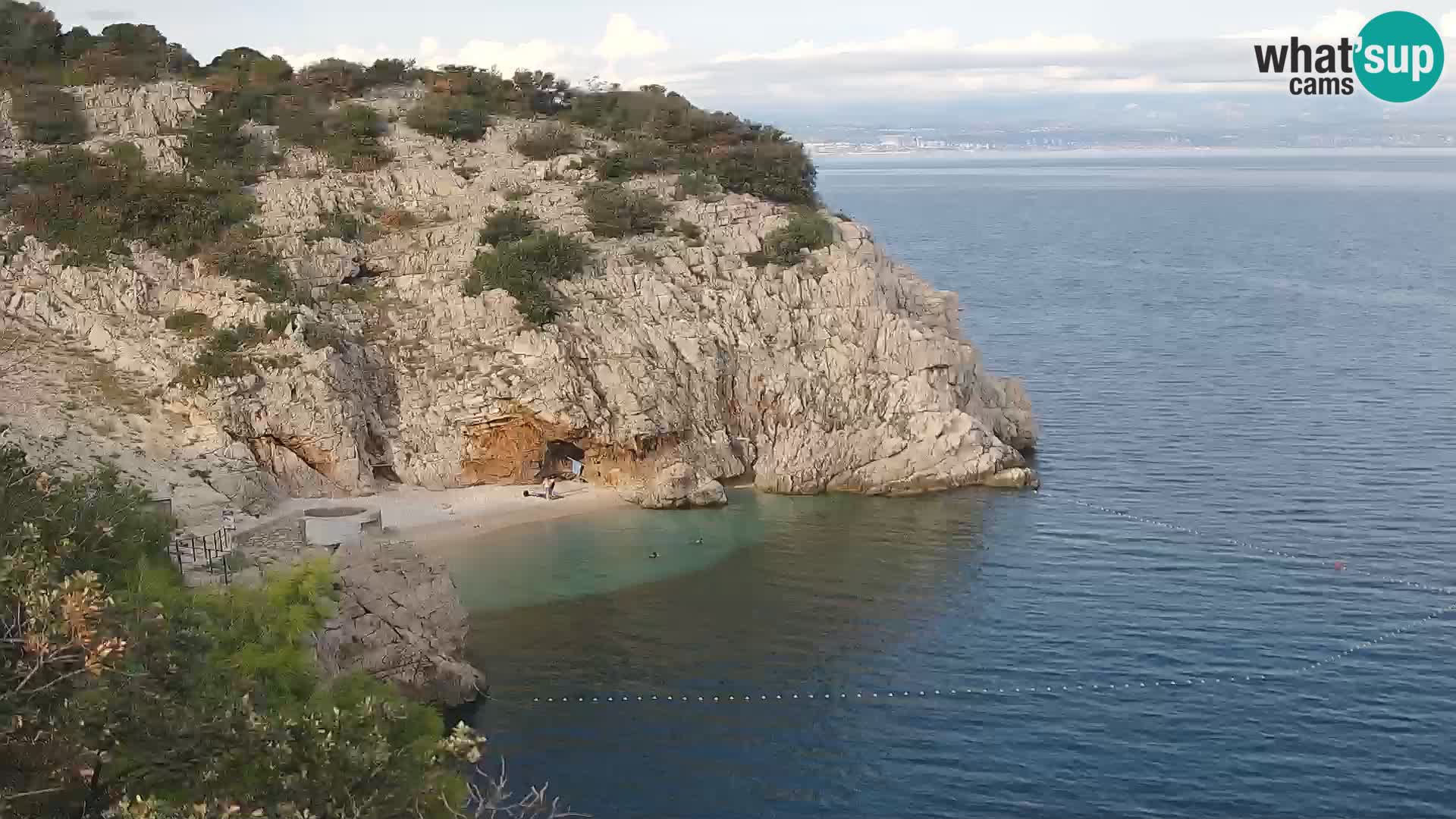 Webcam Brseč Strand – Mošćenička Draga – Kroatien
