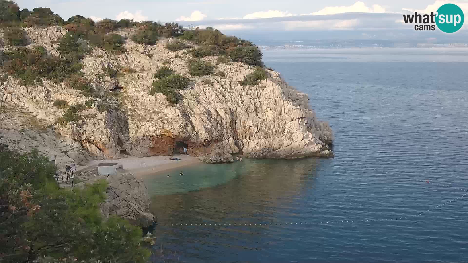 Webcam Brseč Strand – Mošćenička Draga – Kroatien