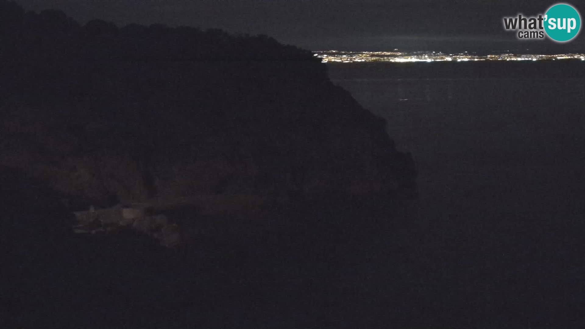 Webcam plage Brseč à Mošćenička Draga, Croatie