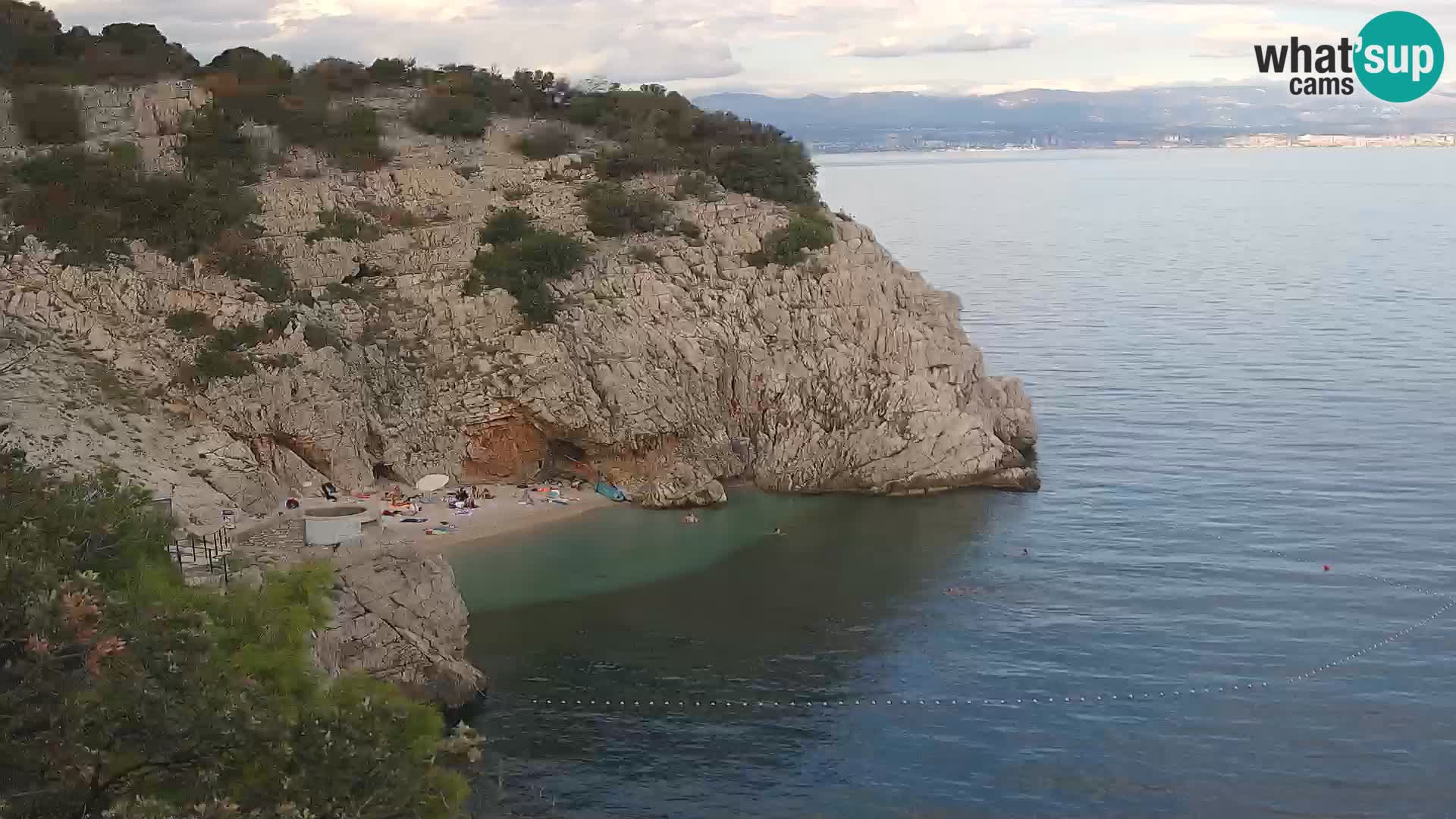Webcam Brseč beach – Mošćenička Draga – Croatia