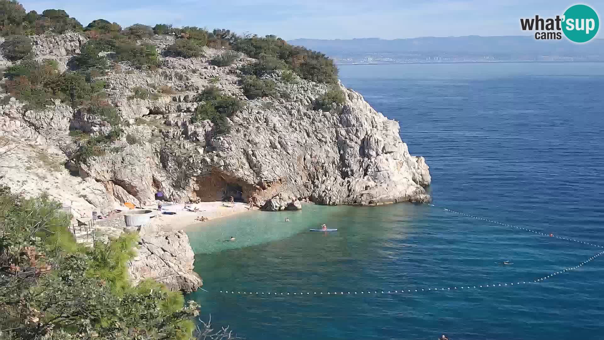 Webcam Bersezio spiaggia – Draga di Moschiena – Croazia