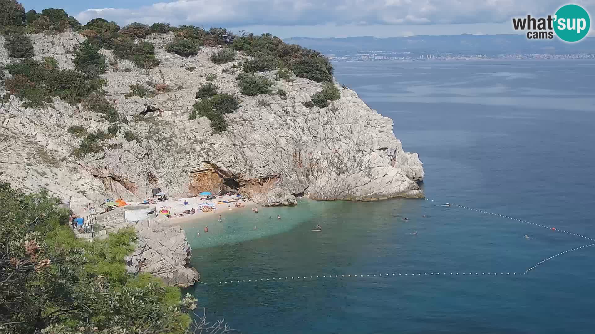 Webcam Brseč Strand – Mošćenička Draga – Kroatien