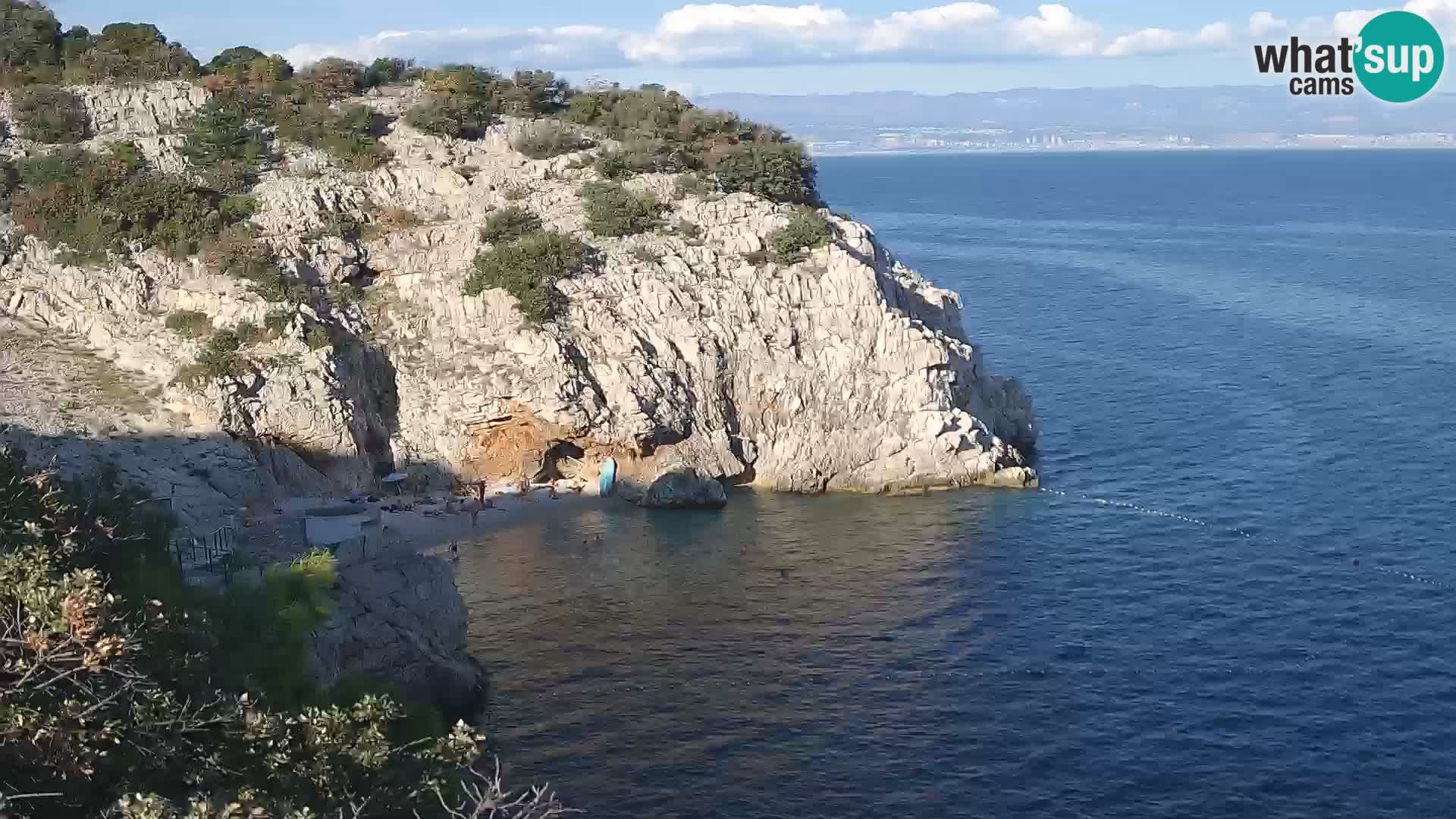 Webcam Bersezio spiaggia – Draga di Moschiena – Croazia
