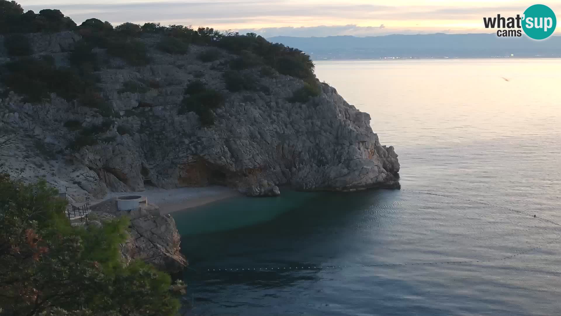 Webcam Brseč Strand – Mošćenička Draga – Kroatien