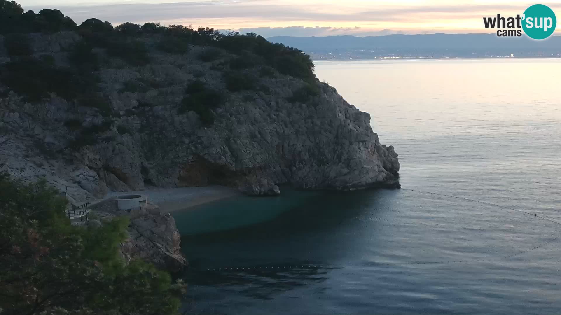 Webcam Brseč Strand – Mošćenička Draga – Kroatien