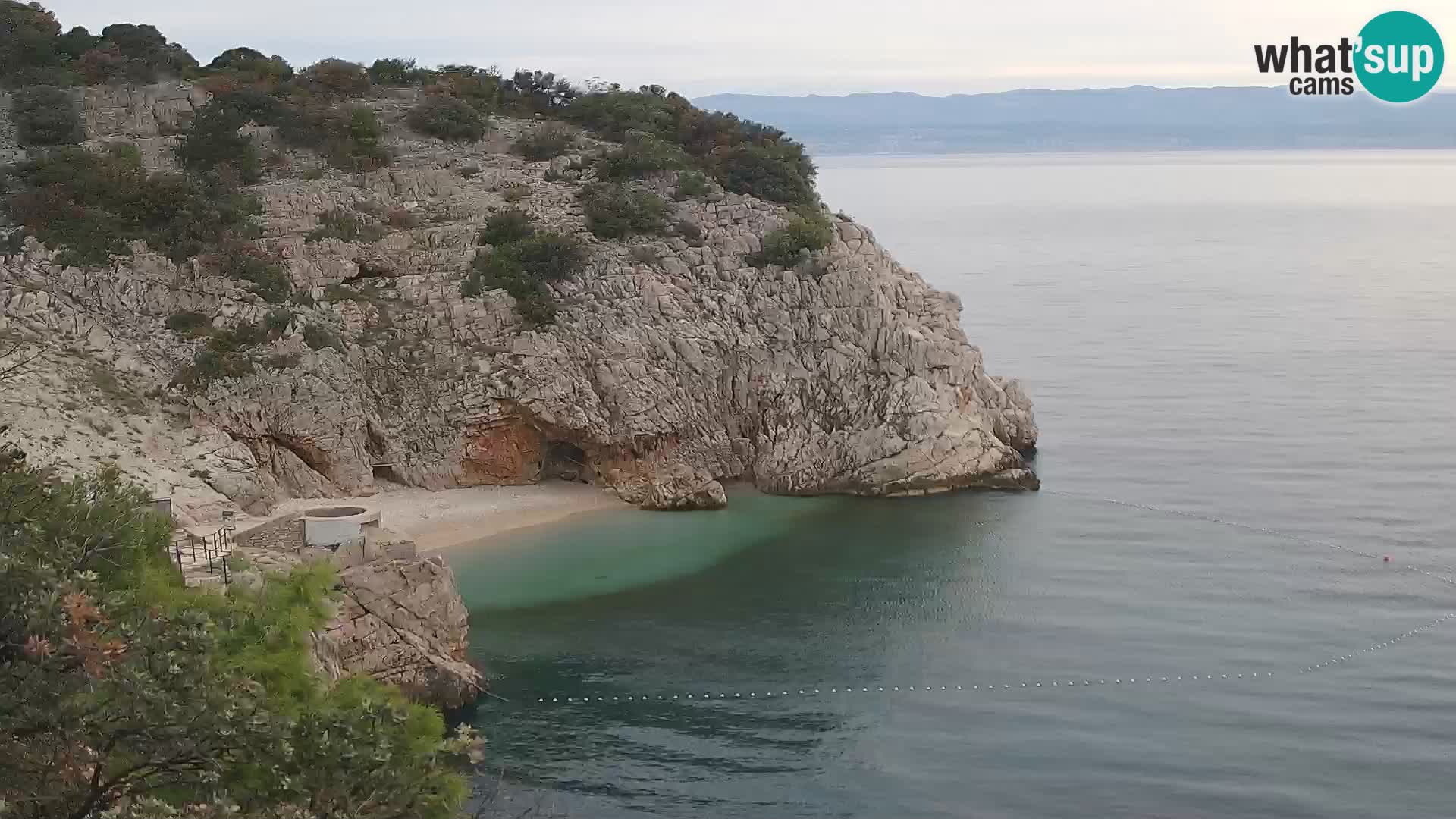 Webcam Brseč beach – Mošćenička Draga – Croatia