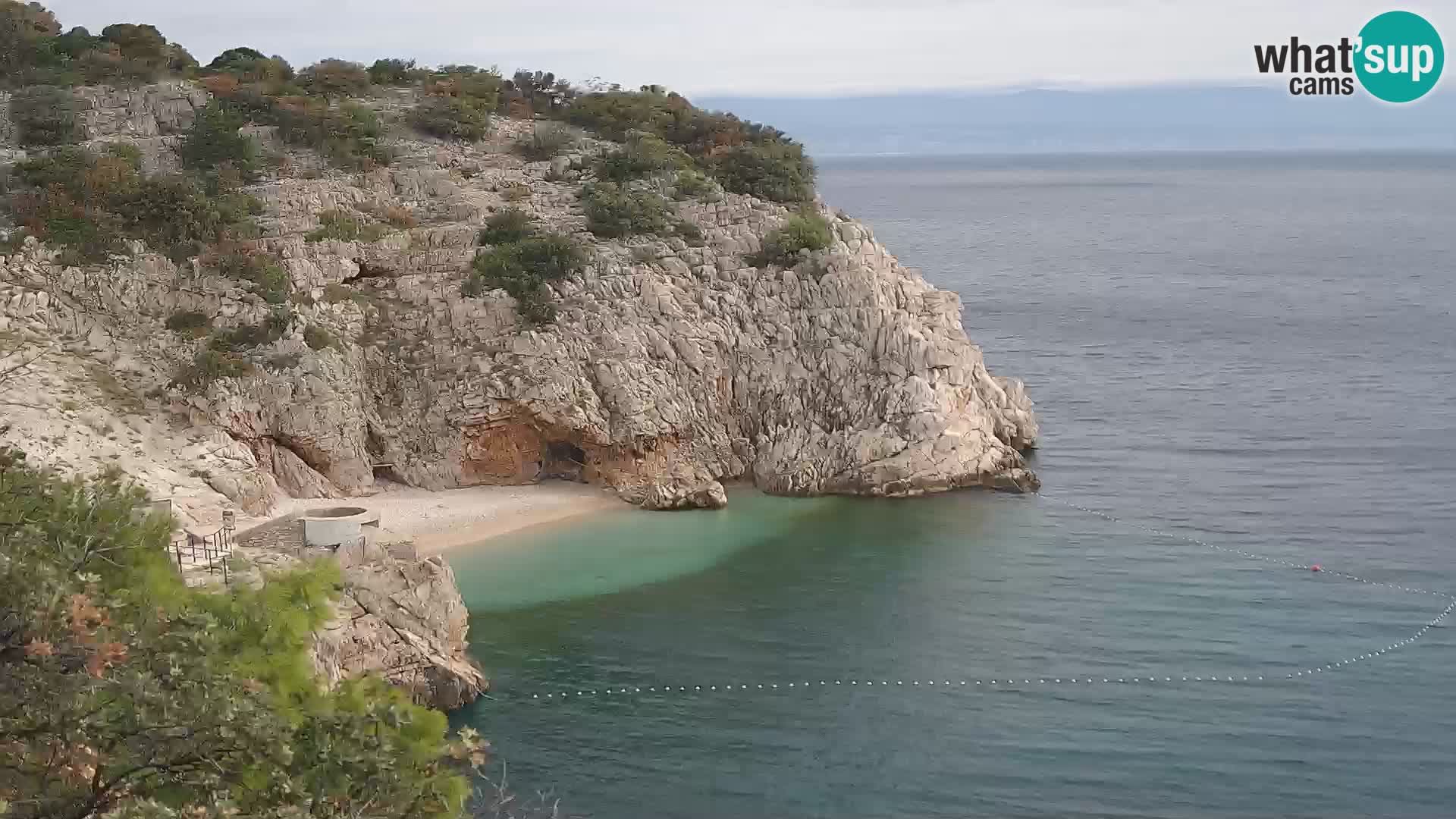Webcam Bersezio spiaggia – Draga di Moschiena – Croazia