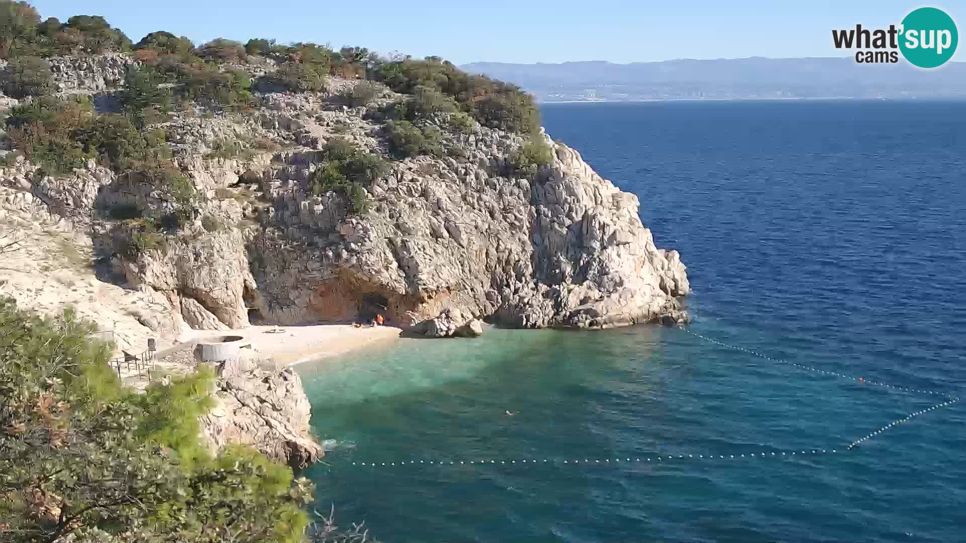 Webcam Brseč Strand – Mošćenička Draga – Kroatien